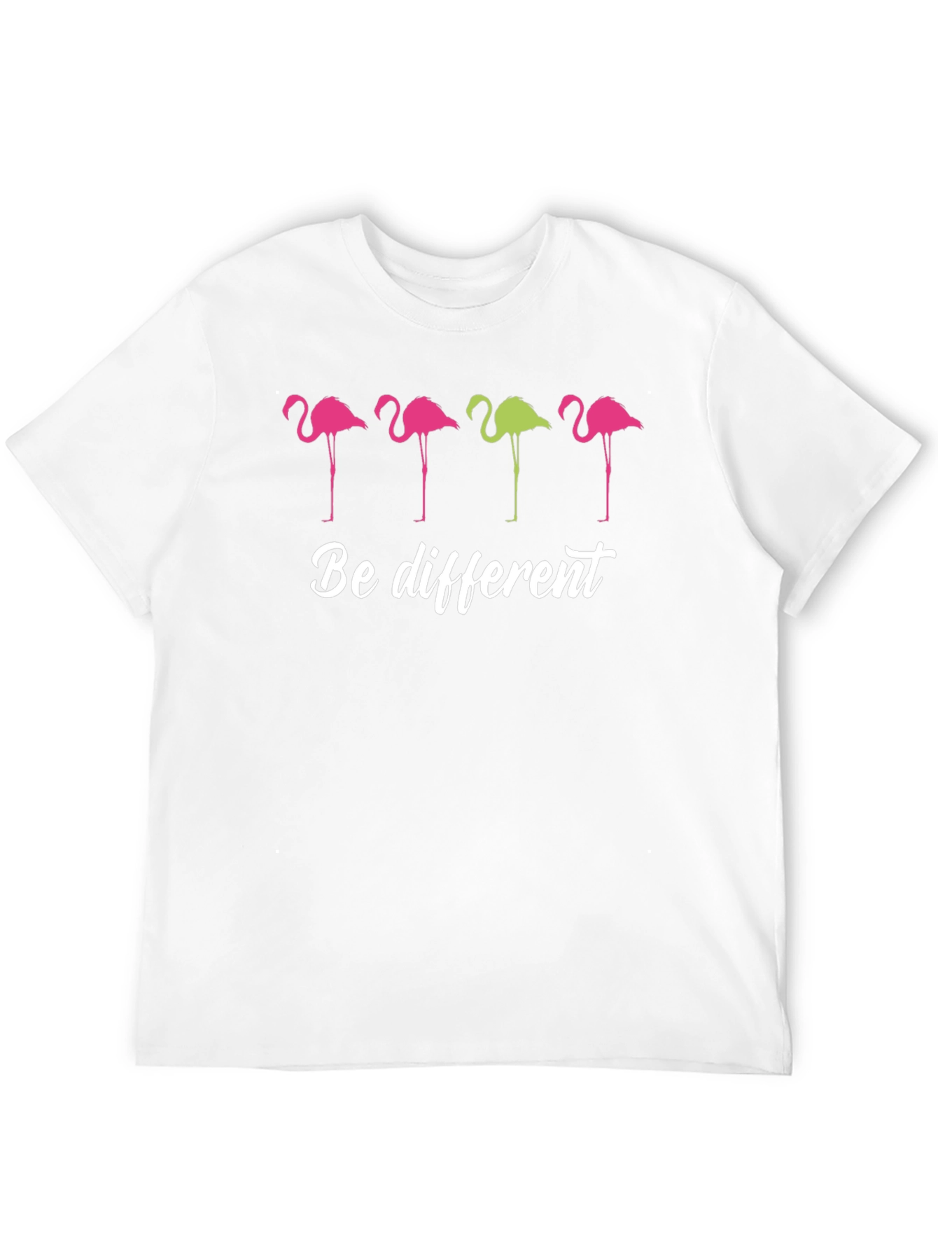 Be Different Flamingo Graphic T-Shirt