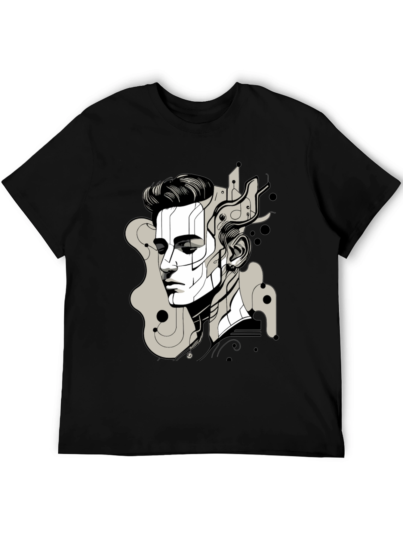 Abstract Man Graphic Tee