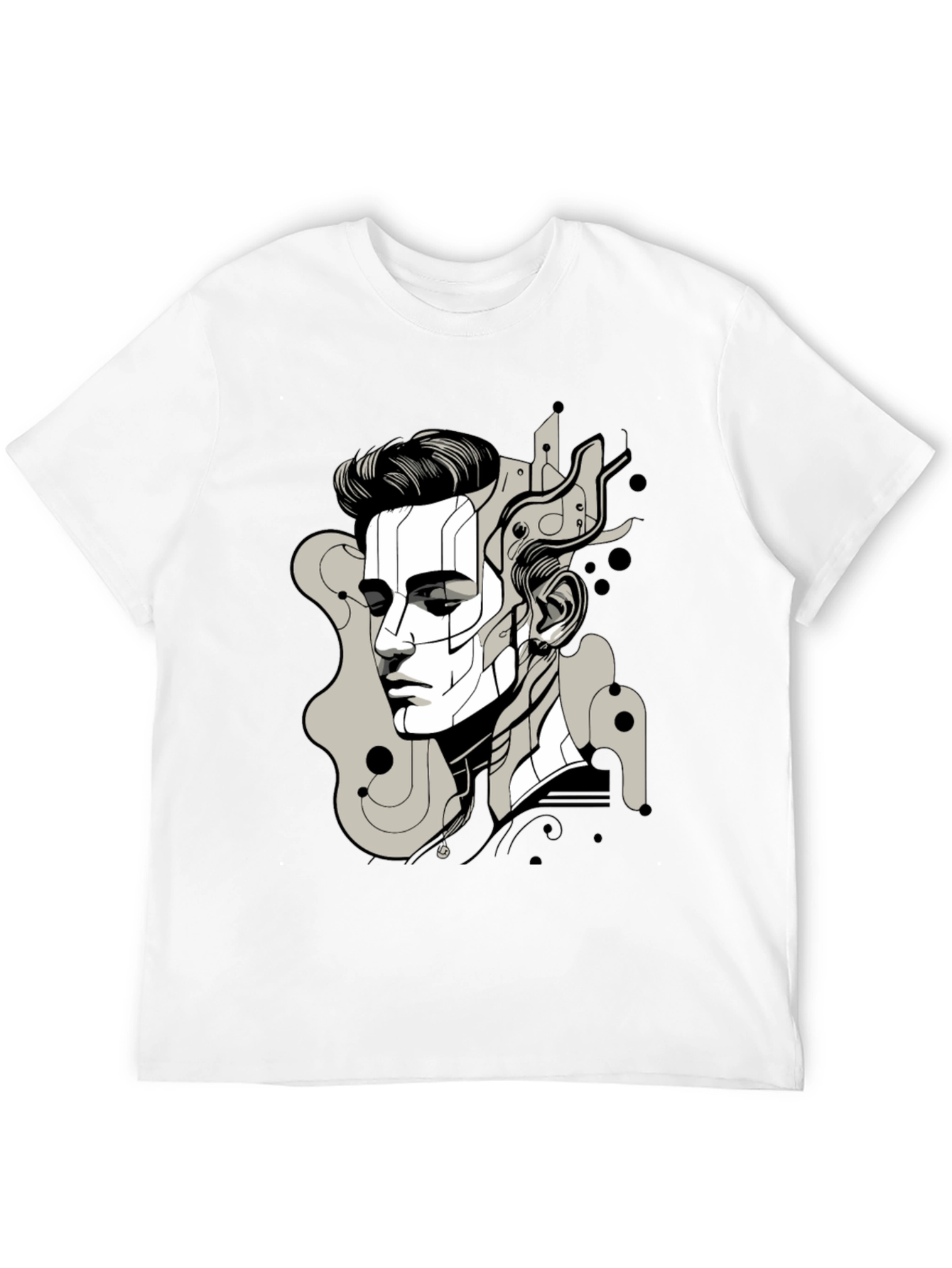 Abstract Man Graphic Tee