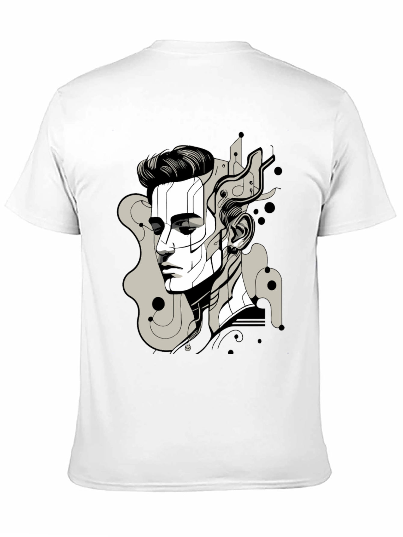 Abstract Man Graphic Tee