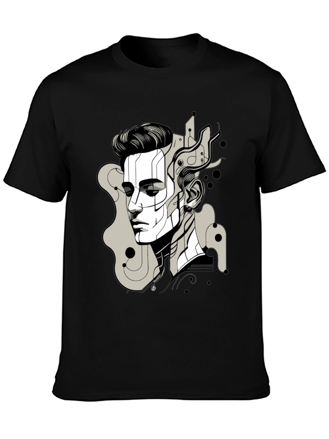 Abstract Man Graphic Tee