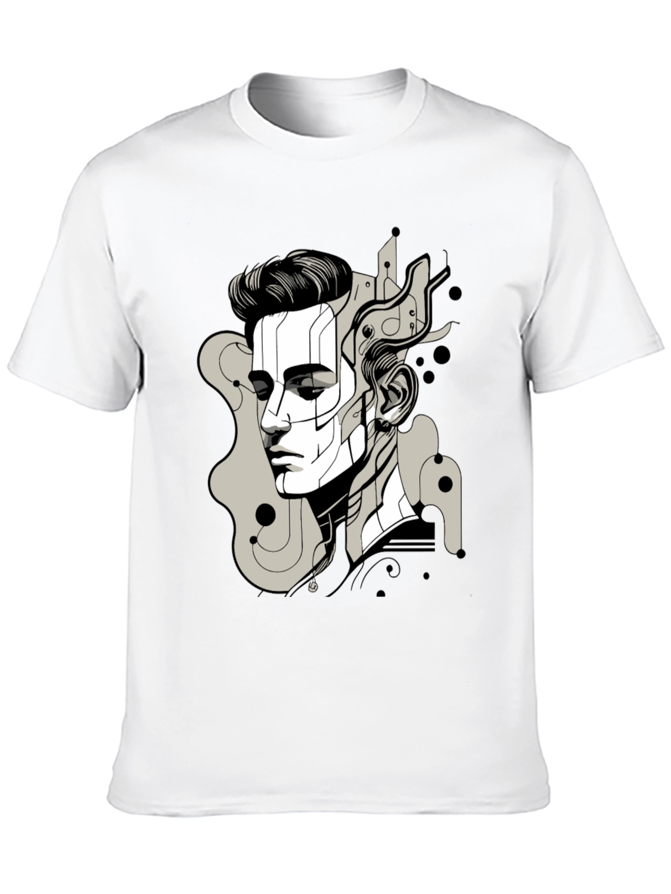 Abstract Man Graphic Tee