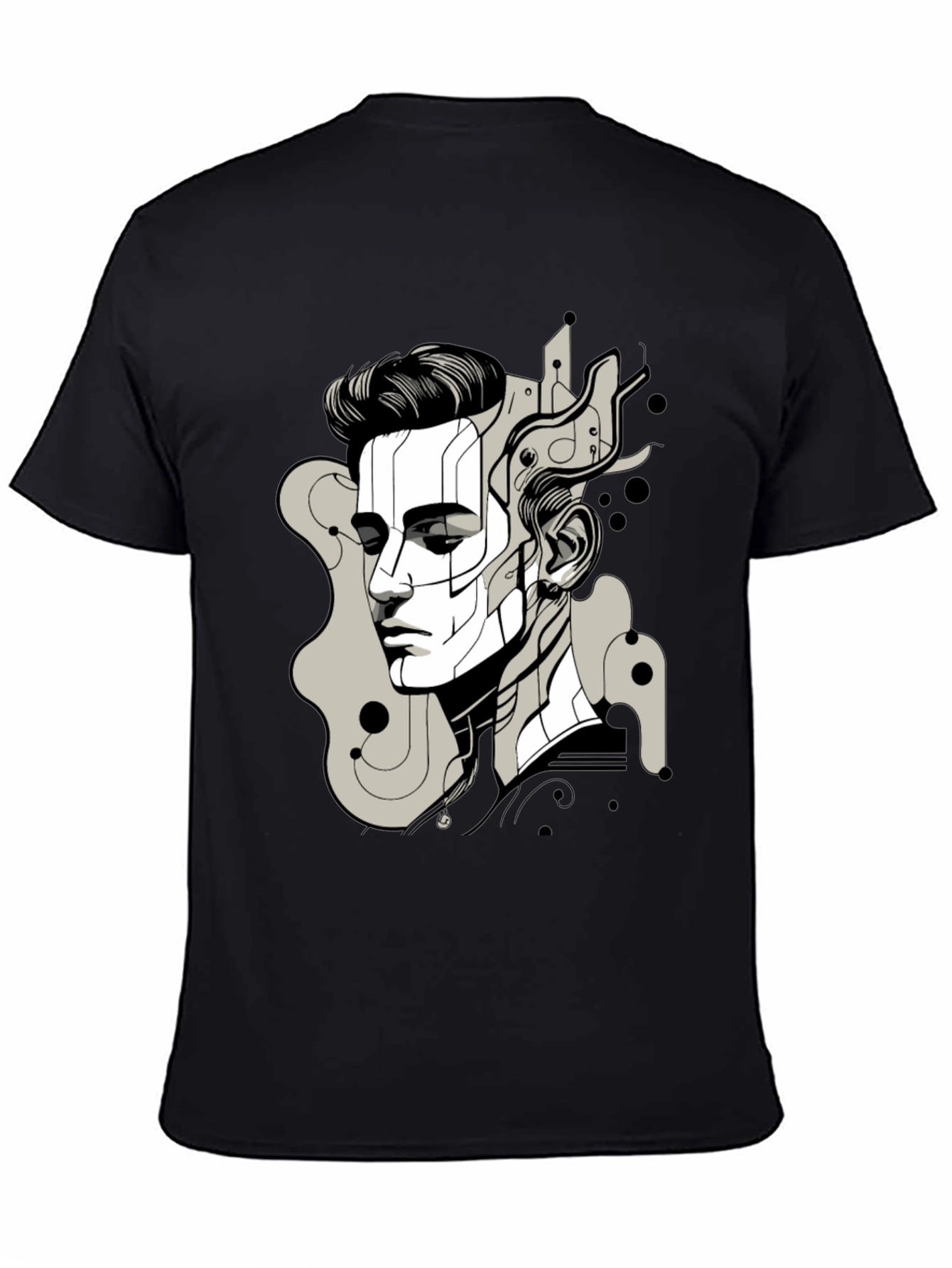 Abstract Man Graphic Tee