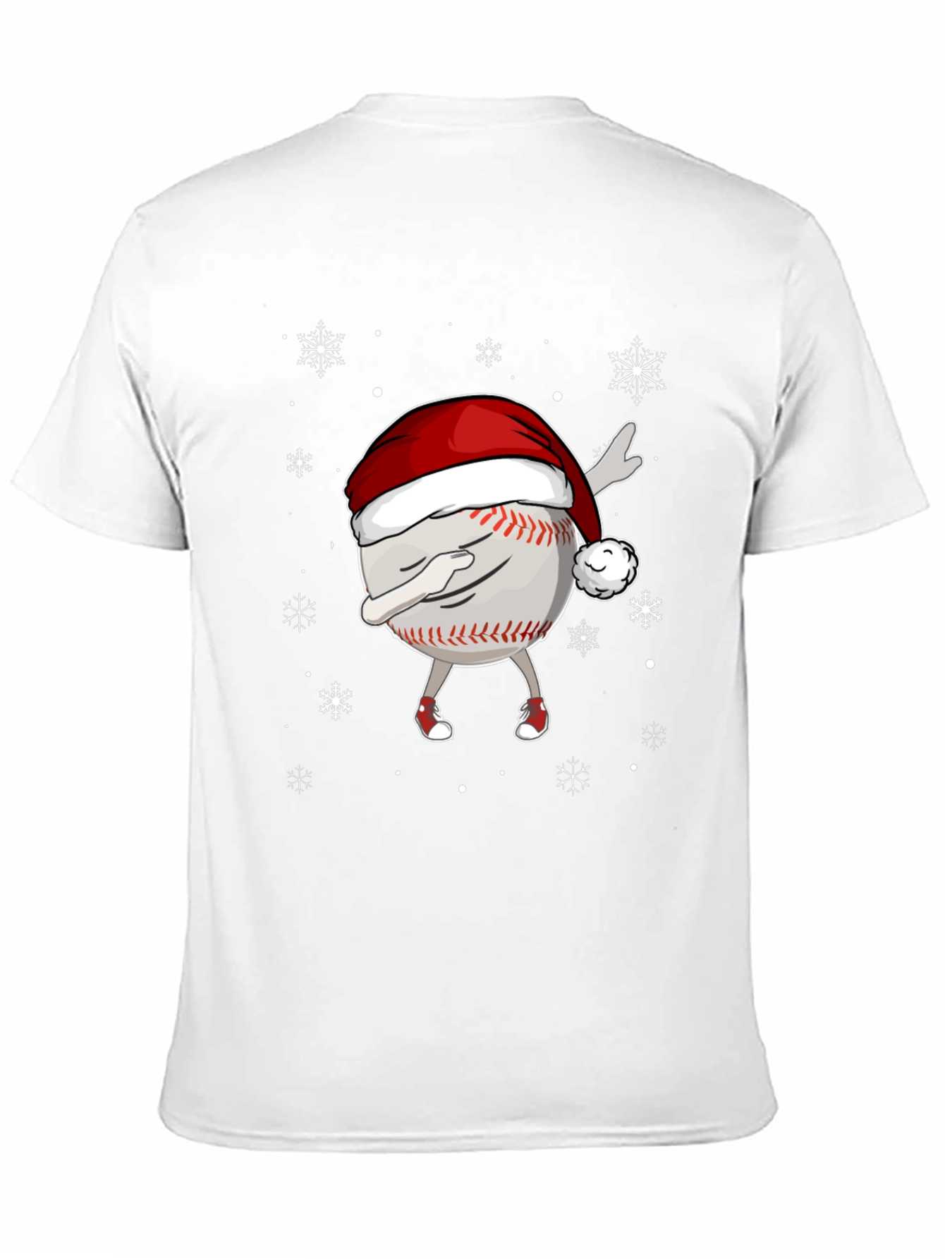 Dabbing Baseball Christmas T-Shirt
