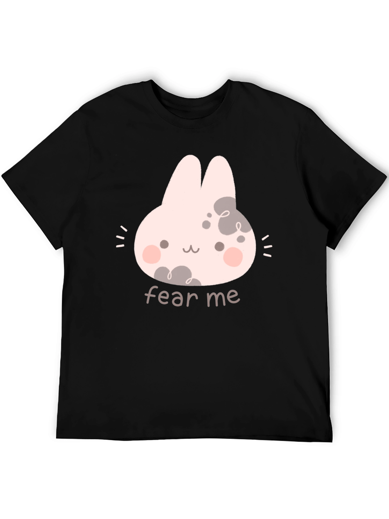 Fear Me Bunny Black T-Shirt