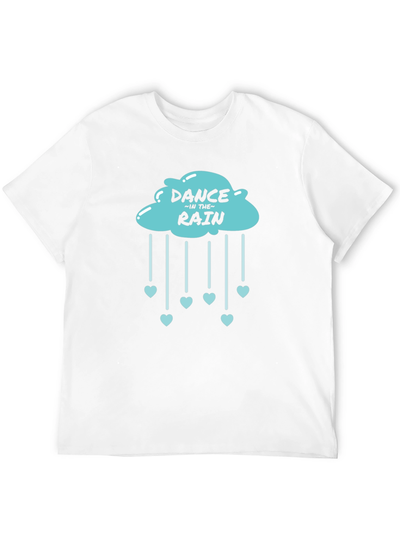 Dance in the Rain Cloud Heart Tee - Black