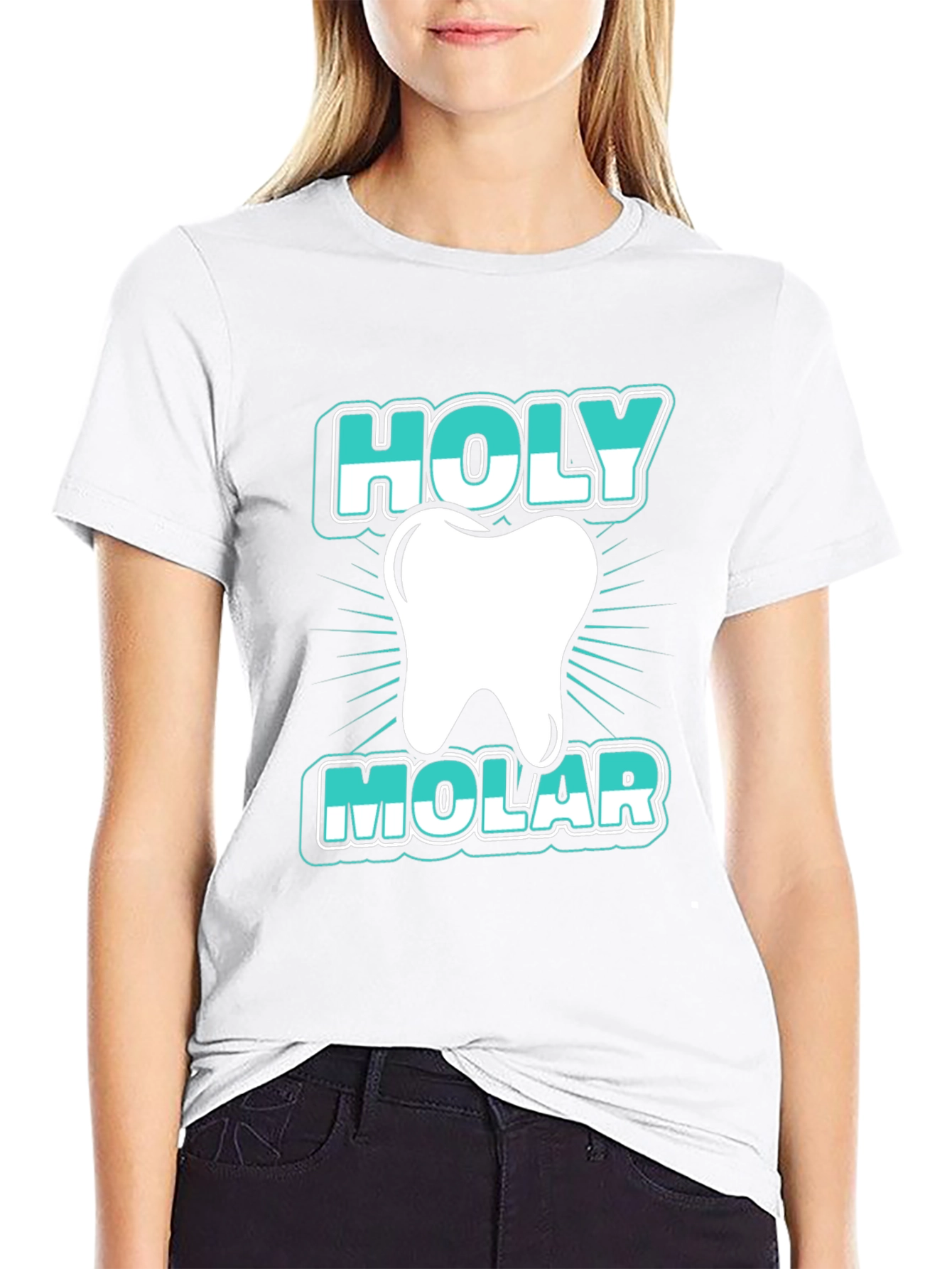 Holy Molar Graphic T-Shirt - Dentist Humor