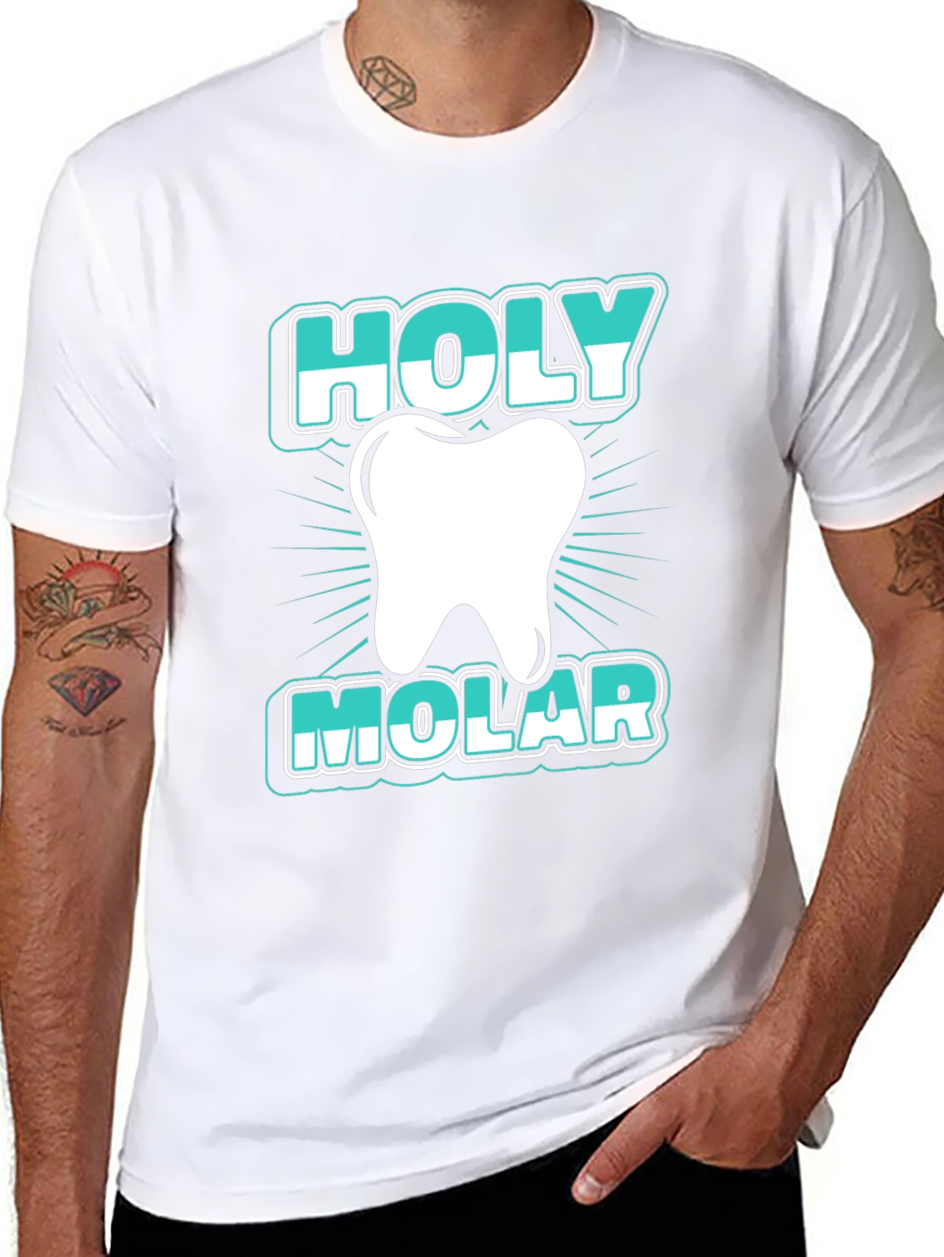 Holy Molar Graphic T-Shirt - Dentist Humor