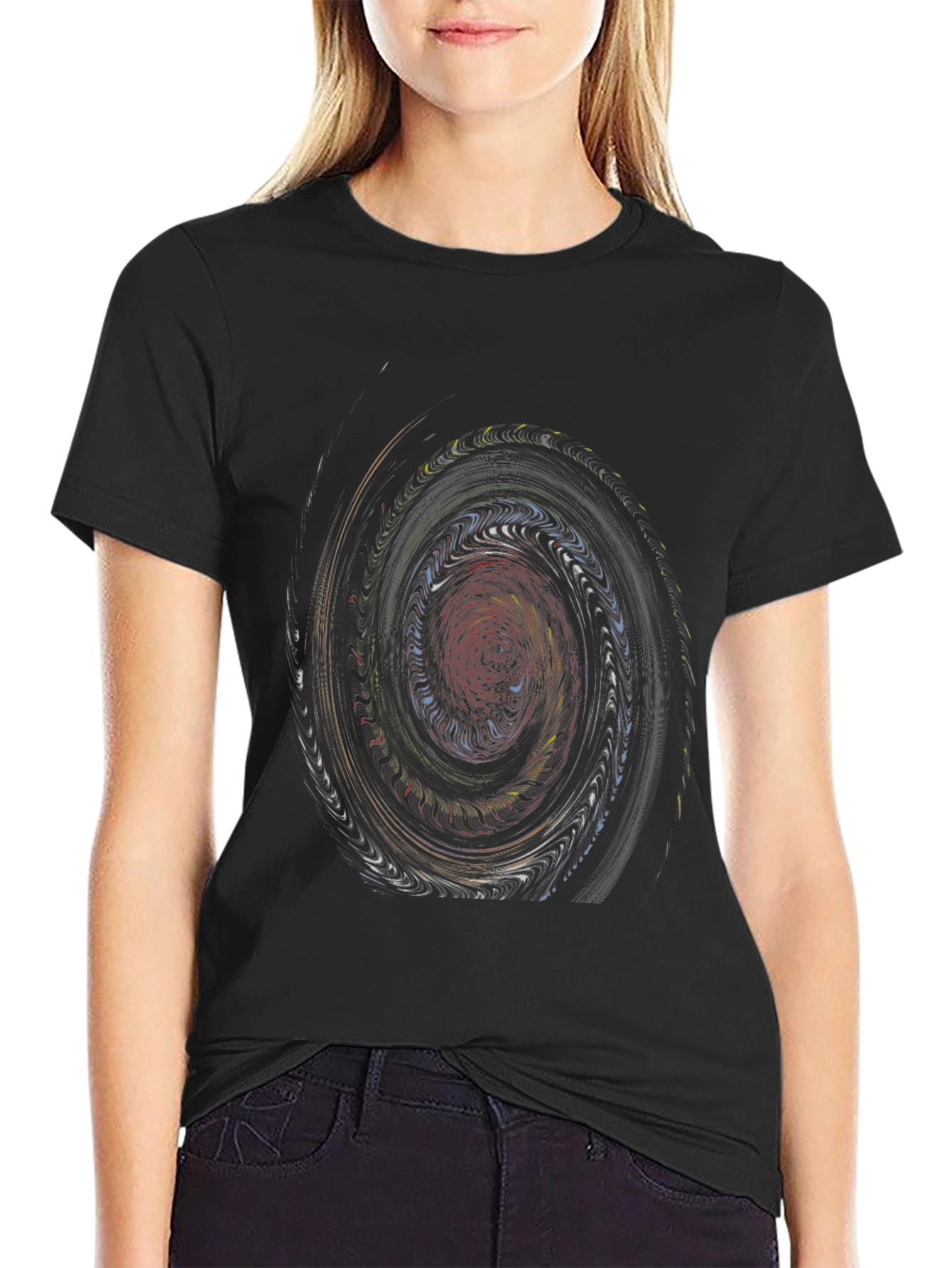 Vortex Graphic Black T-Shirt