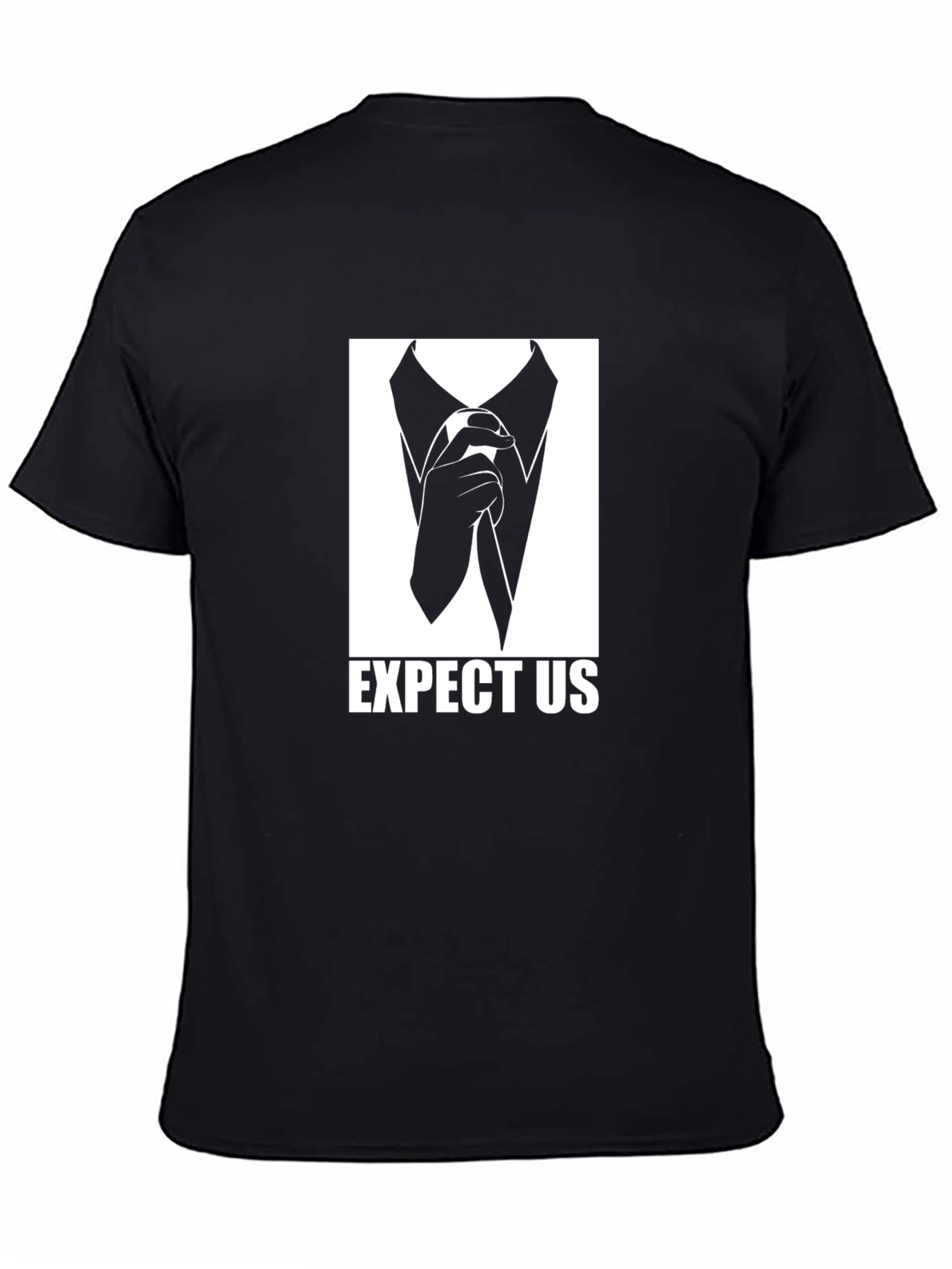Expect Us Black Graphic T-Shirt