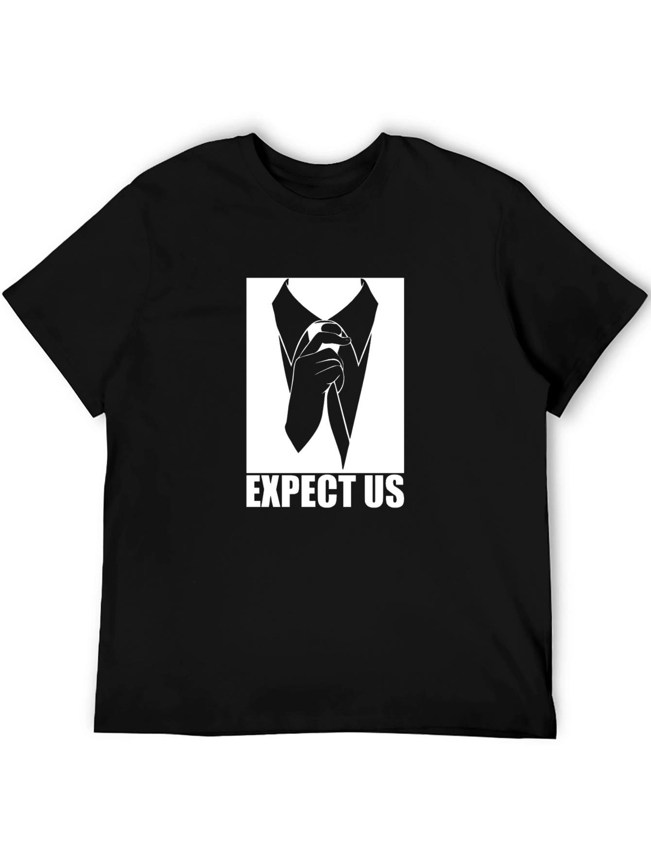 Expect Us Black Graphic T-Shirt