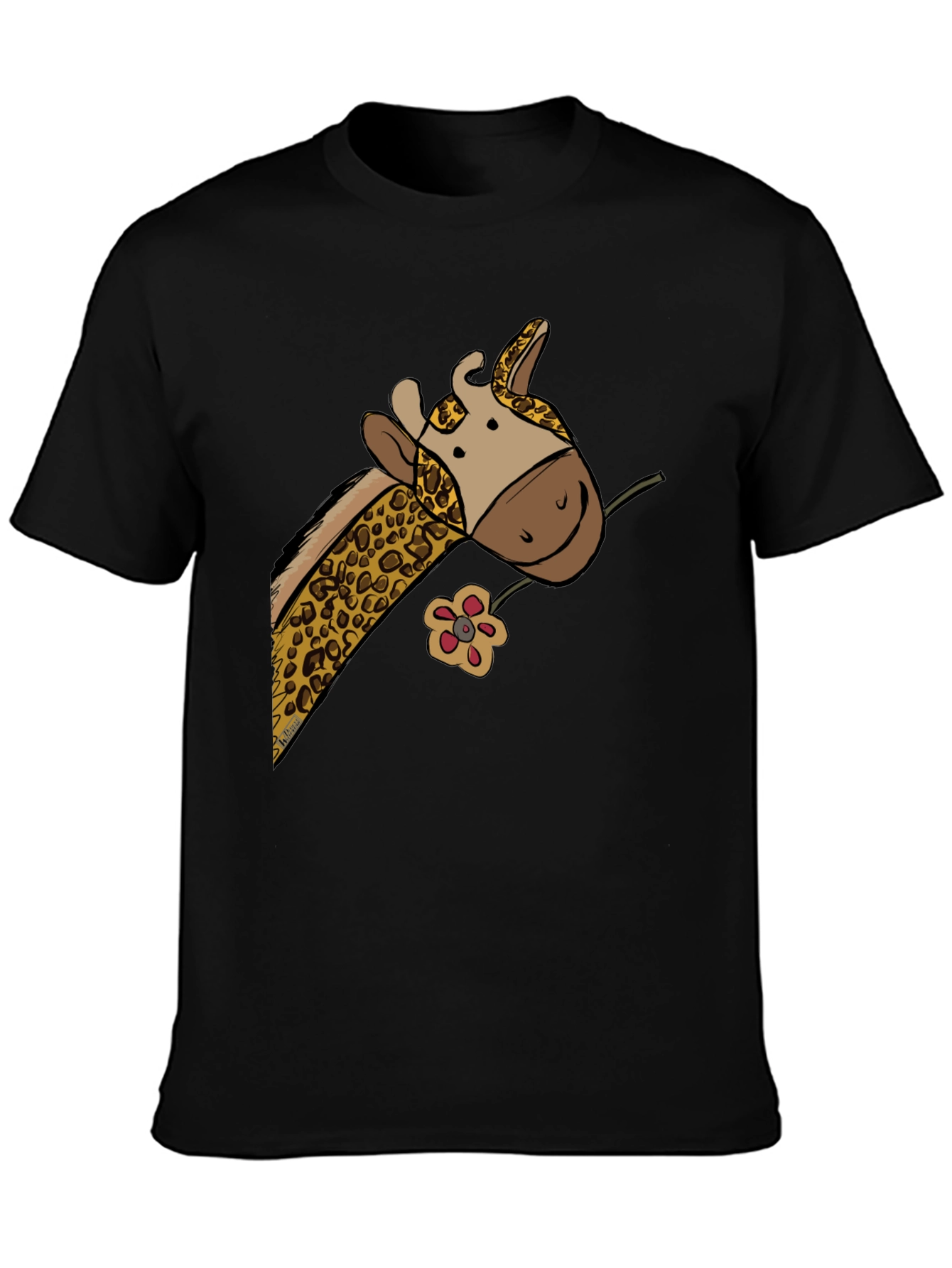 Giraffe Graphic Tee - Unique Animal Print T-Shirt