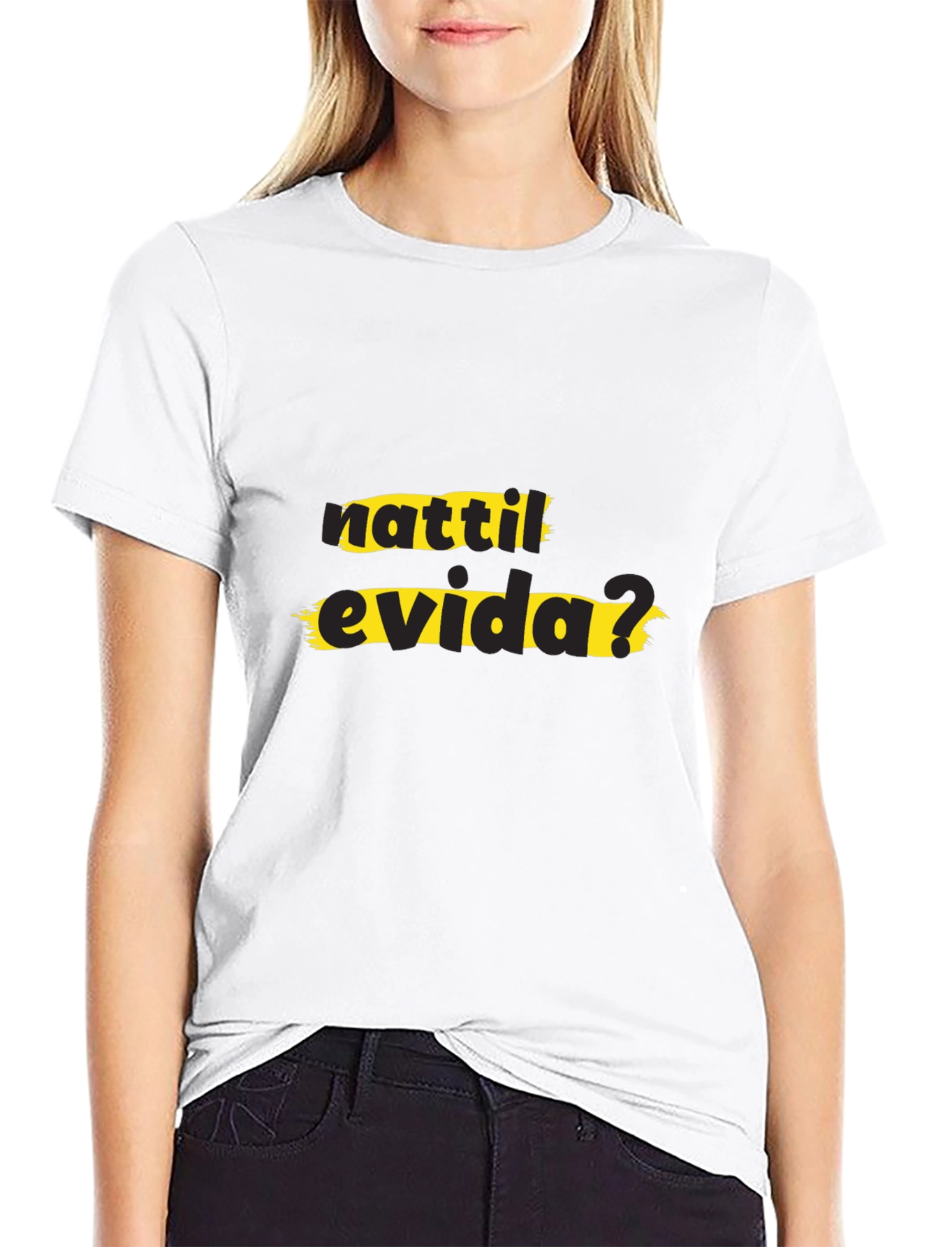 Nattile Evida? Black T-Shirt