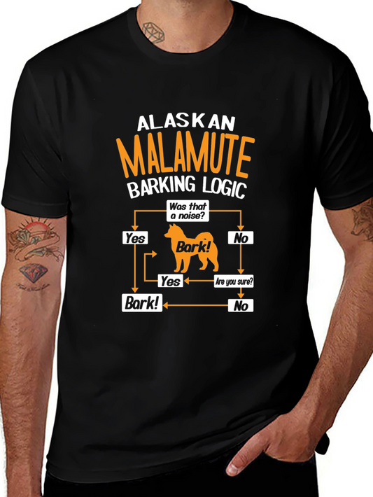 Alaskan Malamute Barking Logic T-Shirt