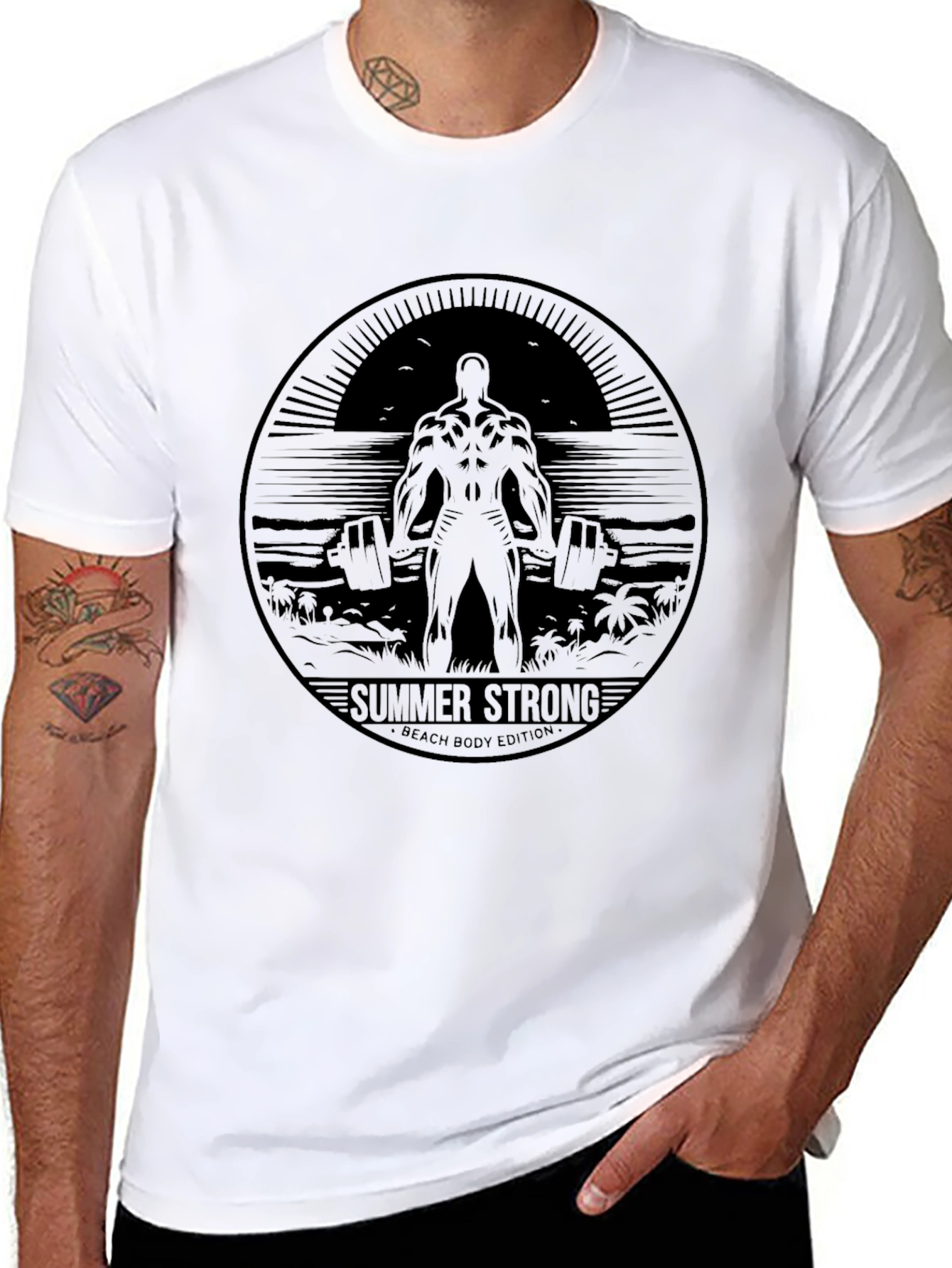 Summer Strong Beach Body T-Shirt