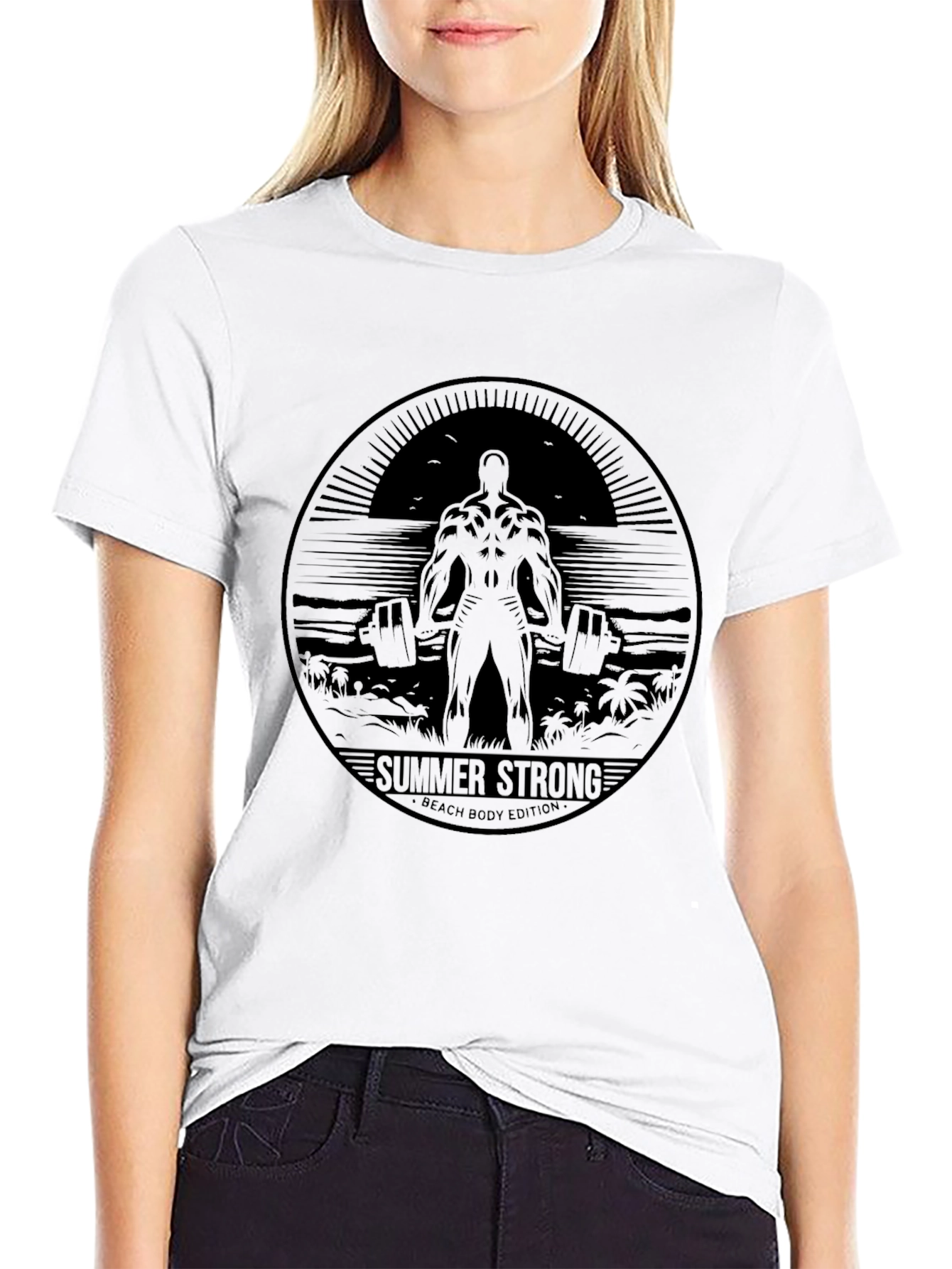 Summer Strong Beach Body T-Shirt