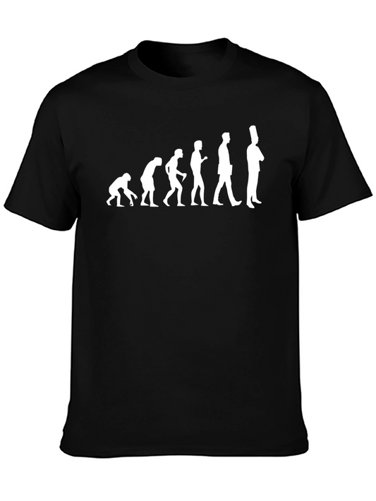 Evolution of Chef Black T-Shirt