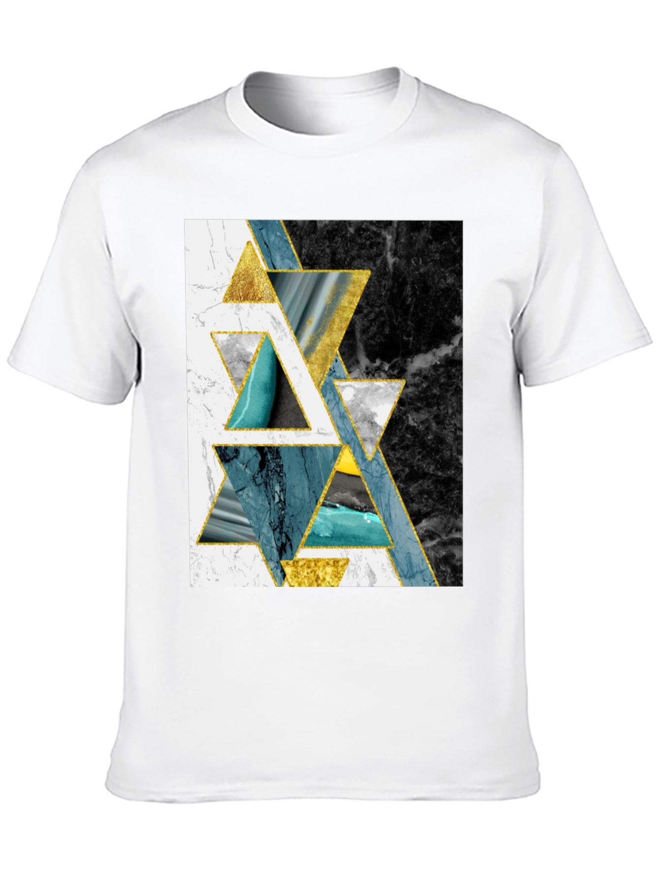 Abstract Geometric Triangle T-Shirt