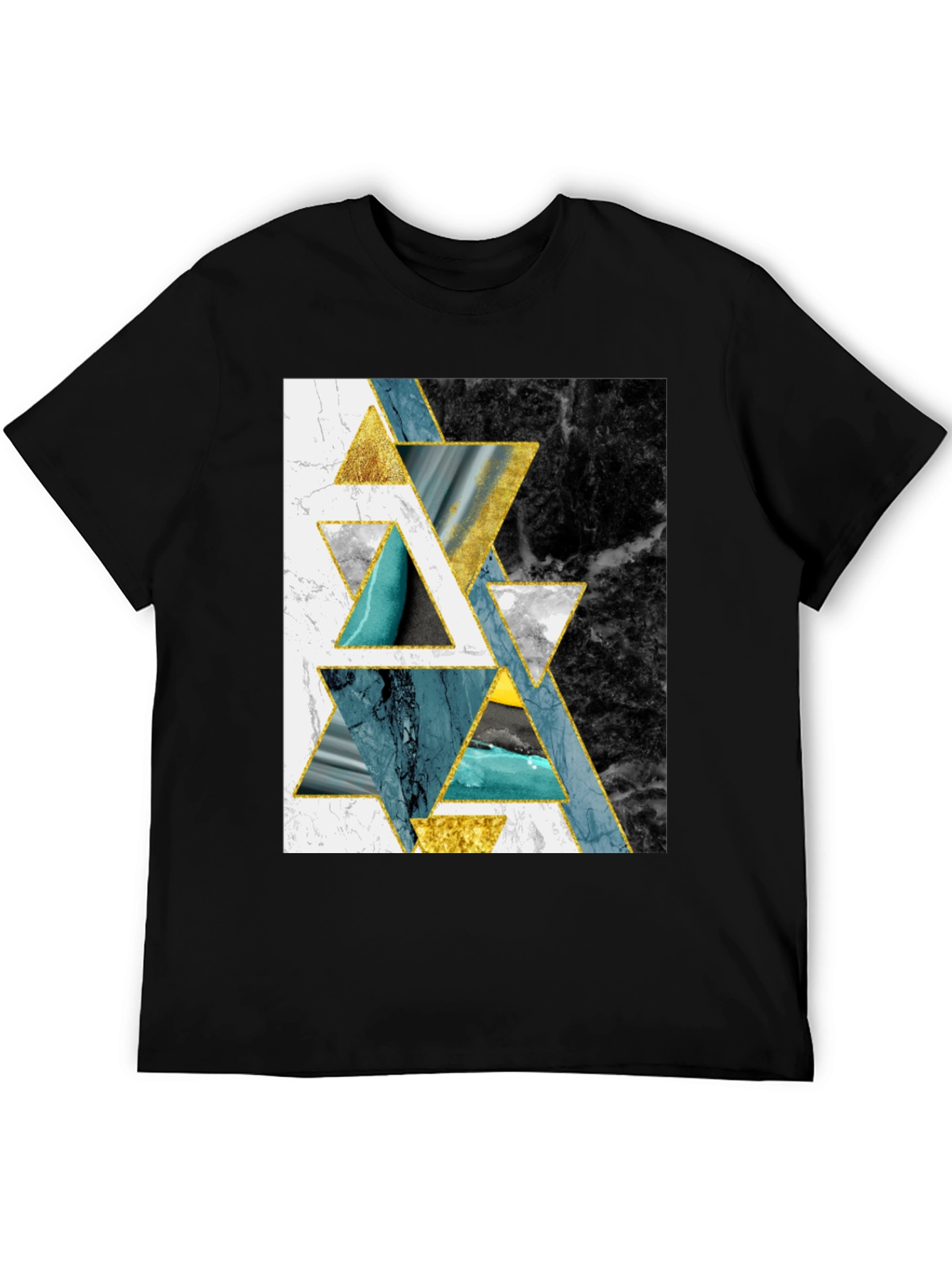 Abstract Geometric Triangle T-Shirt