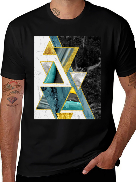 Abstract Geometric Triangle T-Shirt