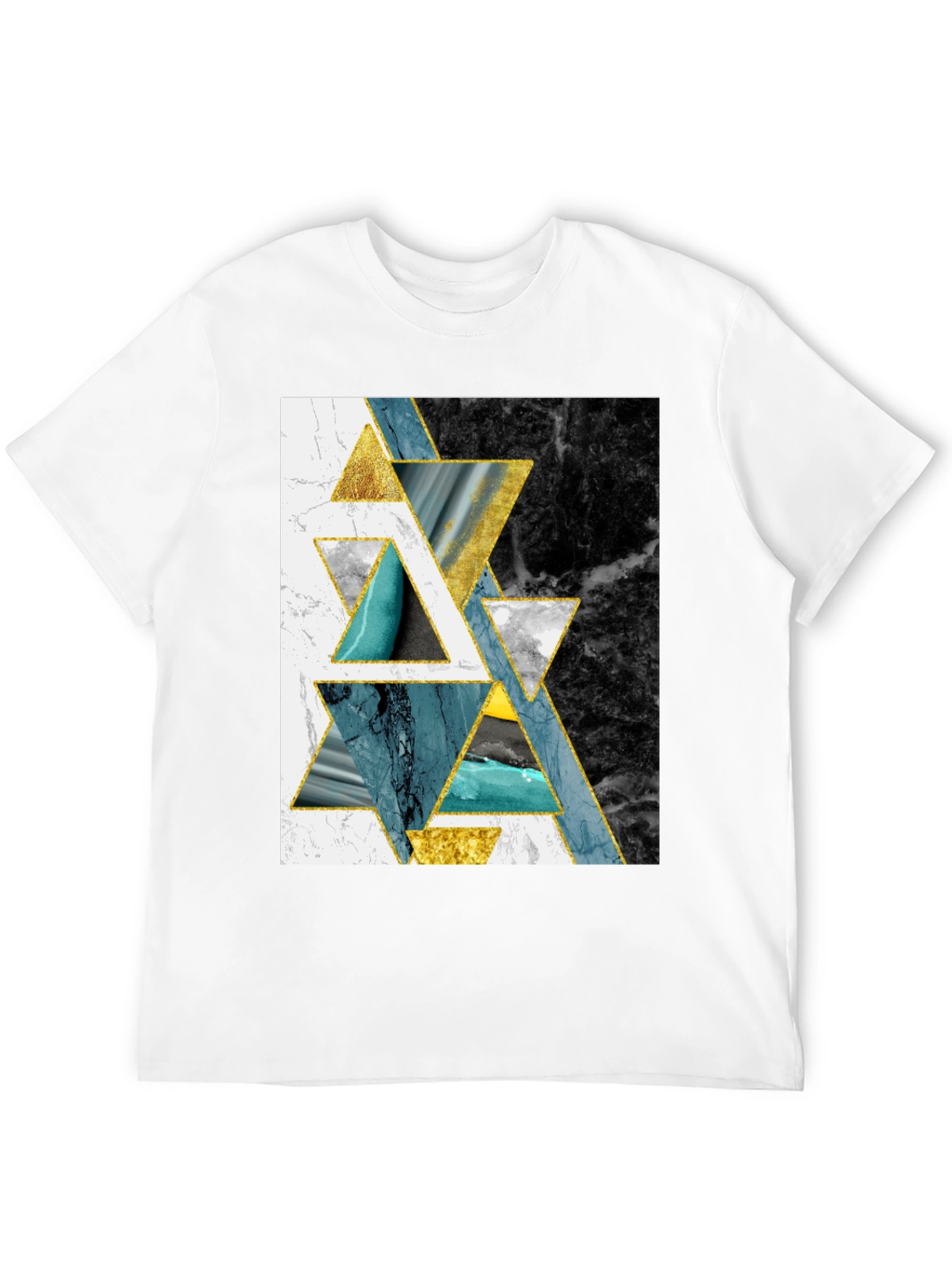 Abstract Geometric Triangle T-Shirt