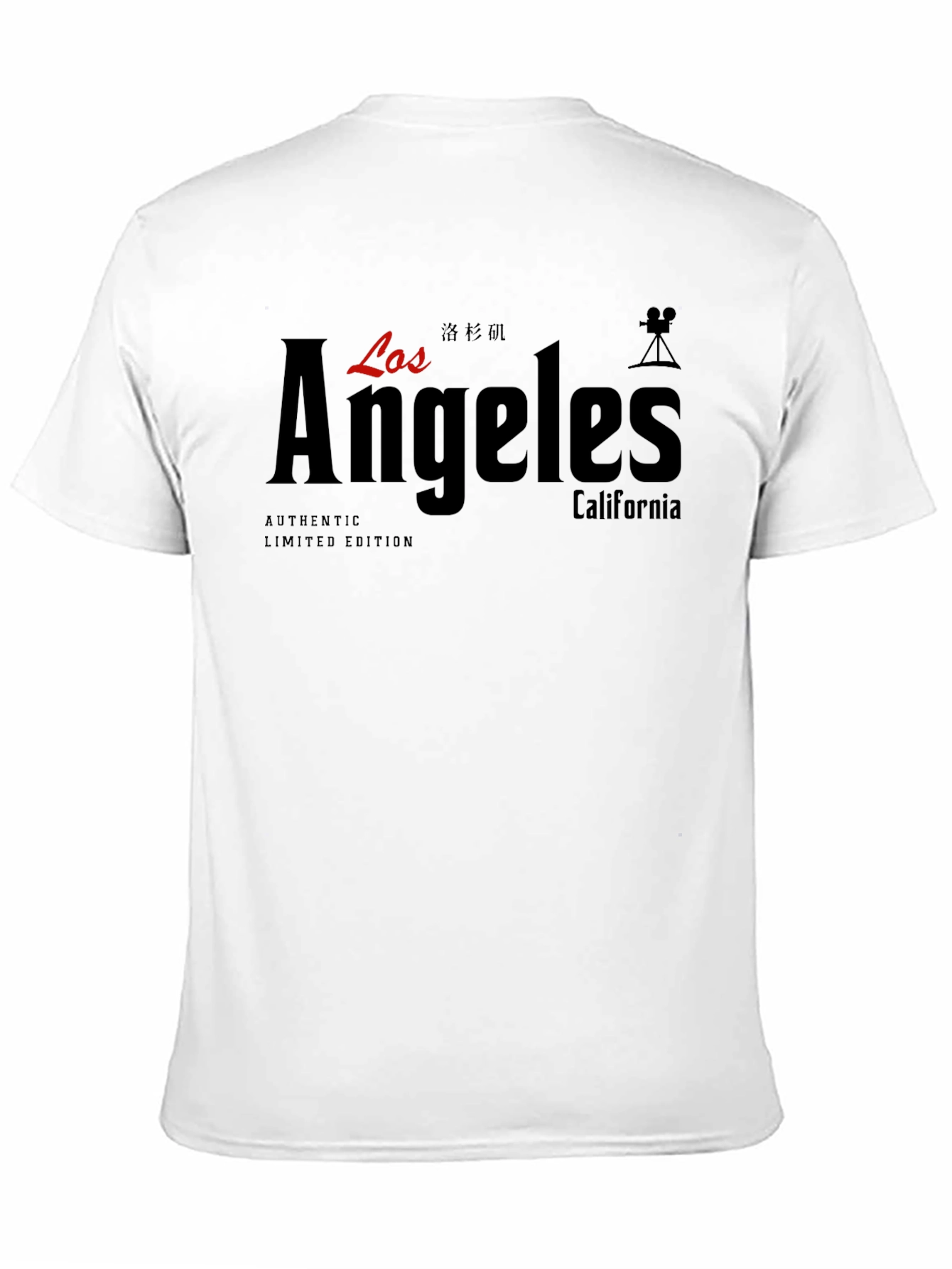 Los Angeles Black Graphic T-Shirt - Authentic Limited Edition