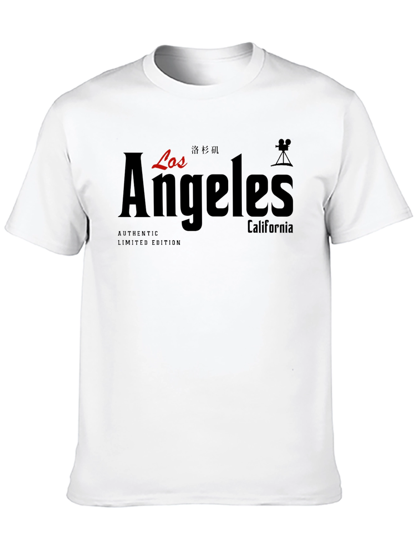 Los Angeles Black Graphic T-Shirt - Authentic Limited Edition