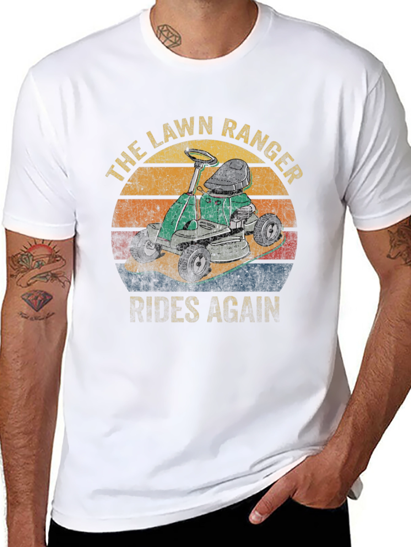 The Lawn Ranger T-Shirt - Rides Again Graphic Tee