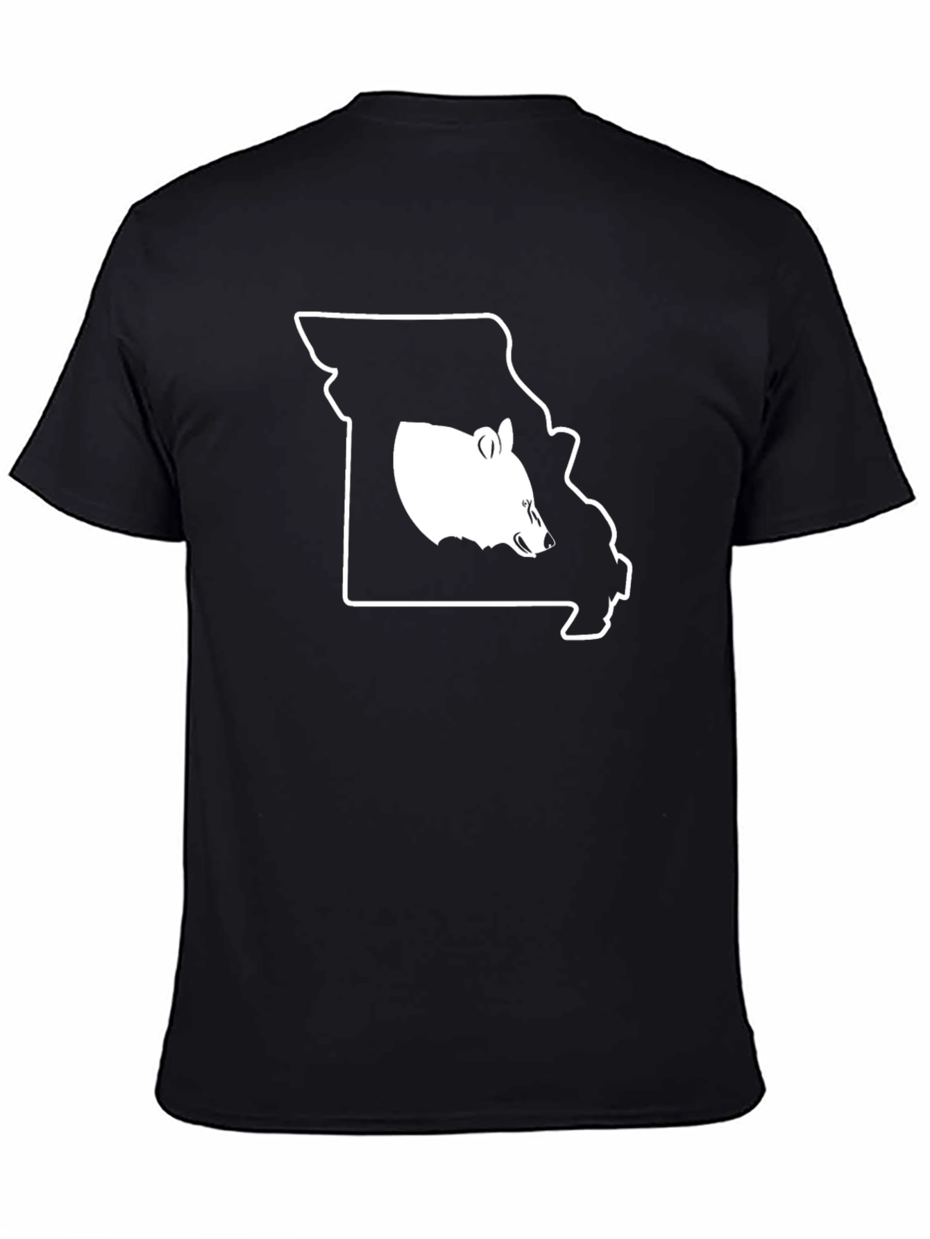 Missouri Bear Graphic T-Shirt - Black
