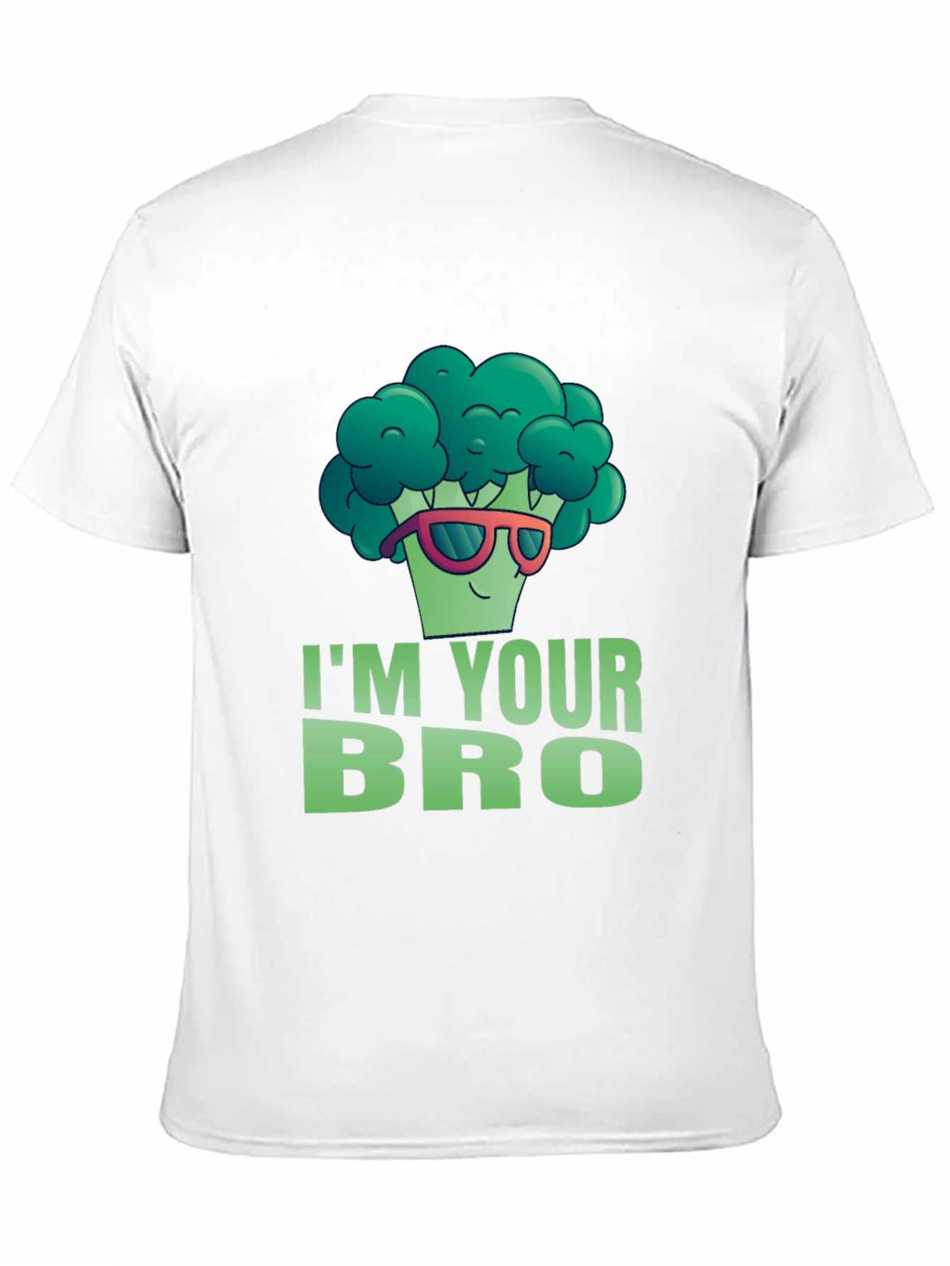 Broccoli Bro T-Shirt - Funny Vegetarian Tee