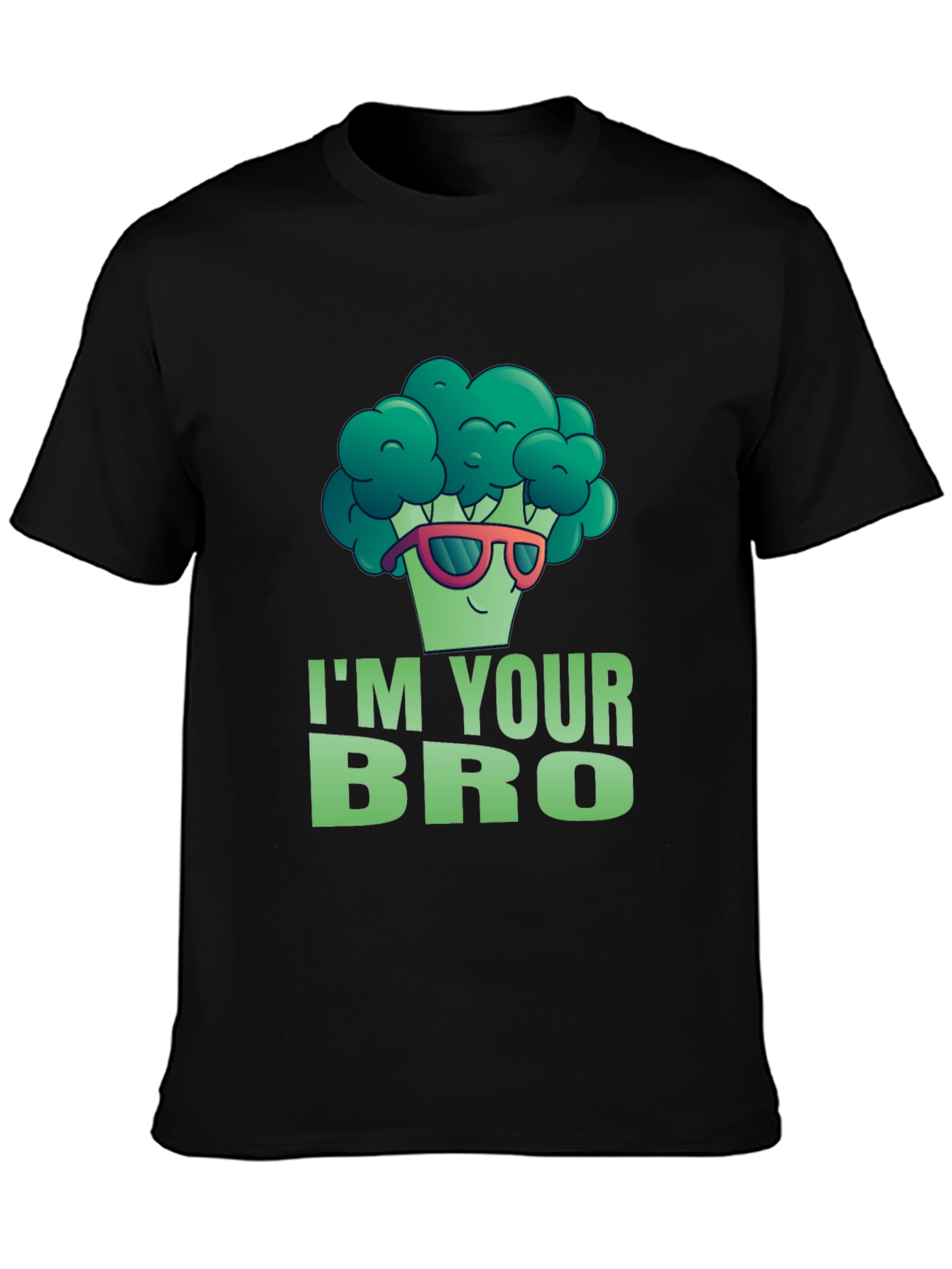 Broccoli Bro T-Shirt - Funny Vegetarian Tee