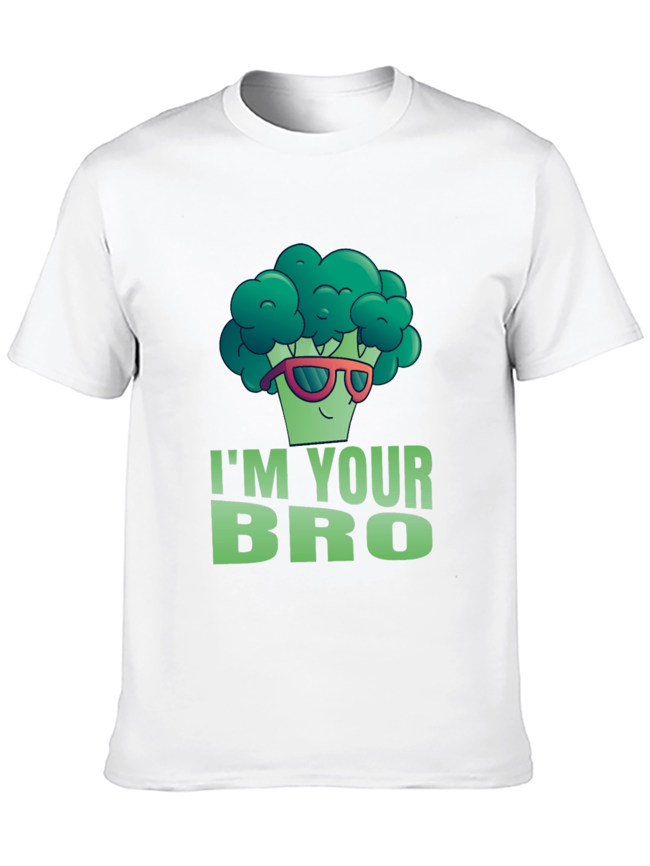 Broccoli Bro T-Shirt - Funny Vegetarian Tee