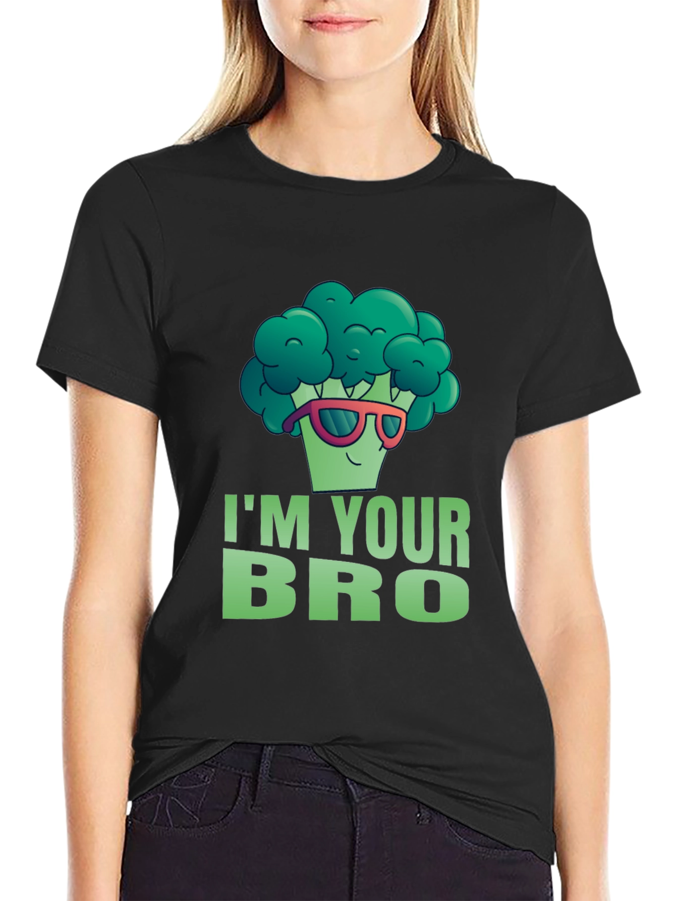 Broccoli Bro T-Shirt - Funny Vegetarian Tee