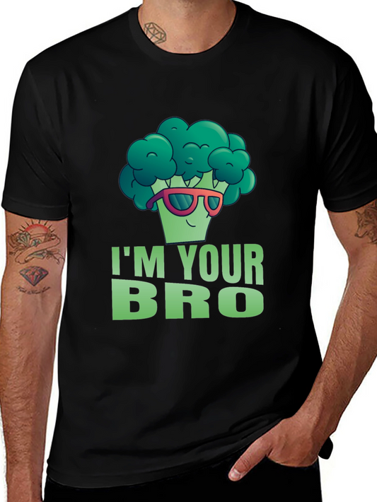 Broccoli Bro T-Shirt - Funny Vegetarian Tee