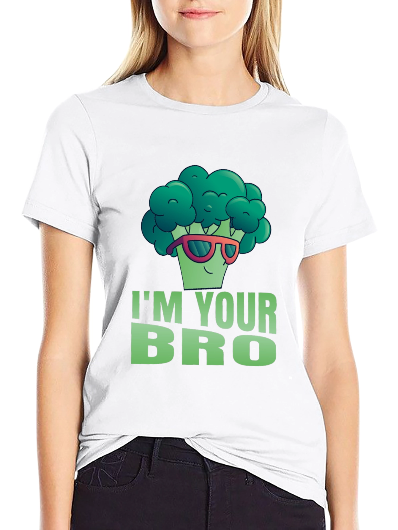 Broccoli Bro T-Shirt - Funny Vegetarian Tee