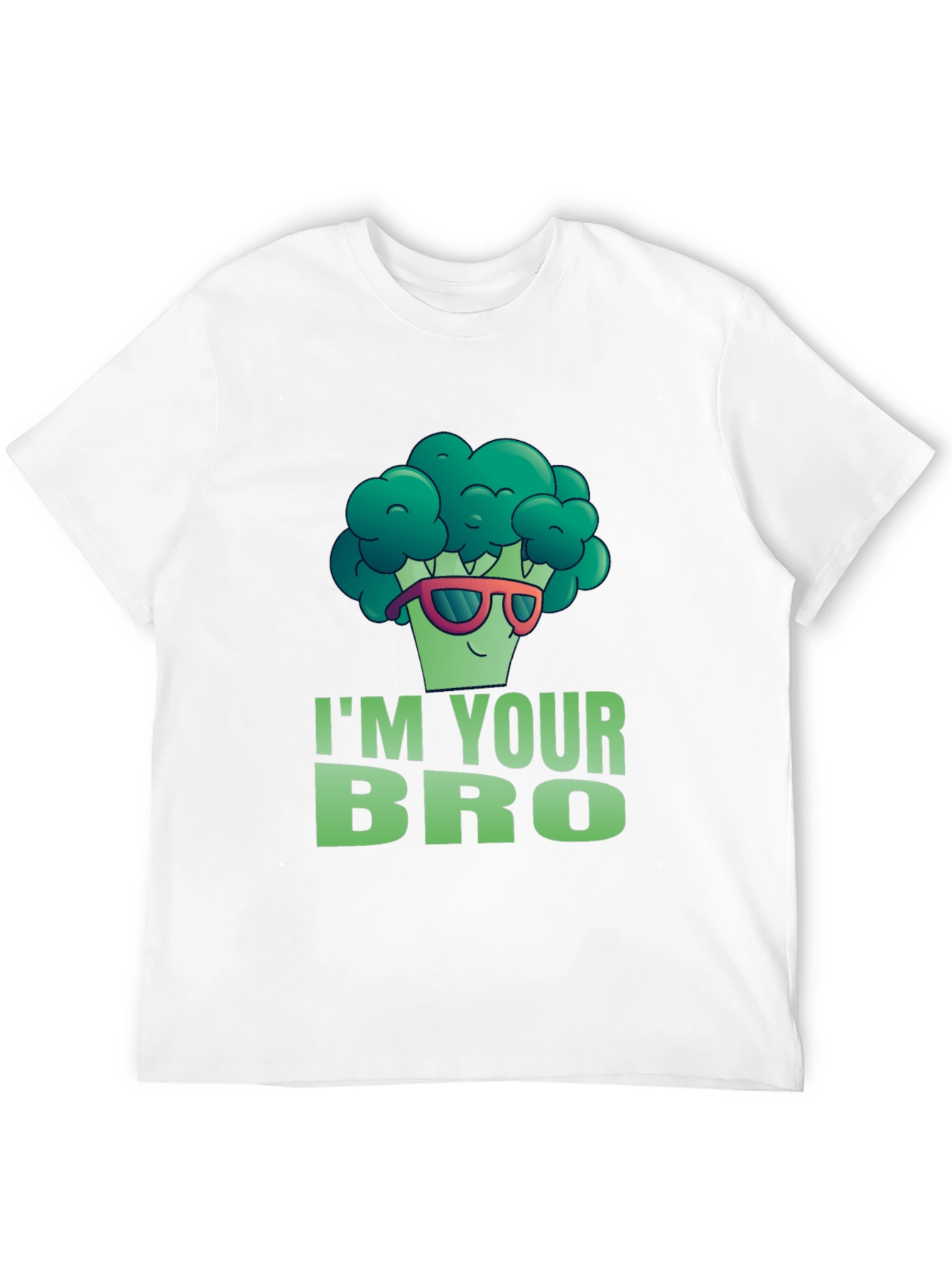 Broccoli Bro T-Shirt - Funny Vegetarian Tee