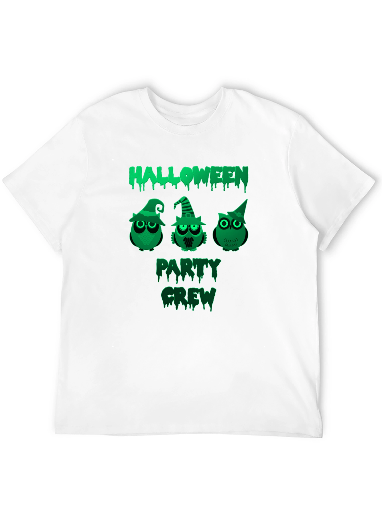 Halloween Party Crew Owl T-Shirt - Spooky Fun!