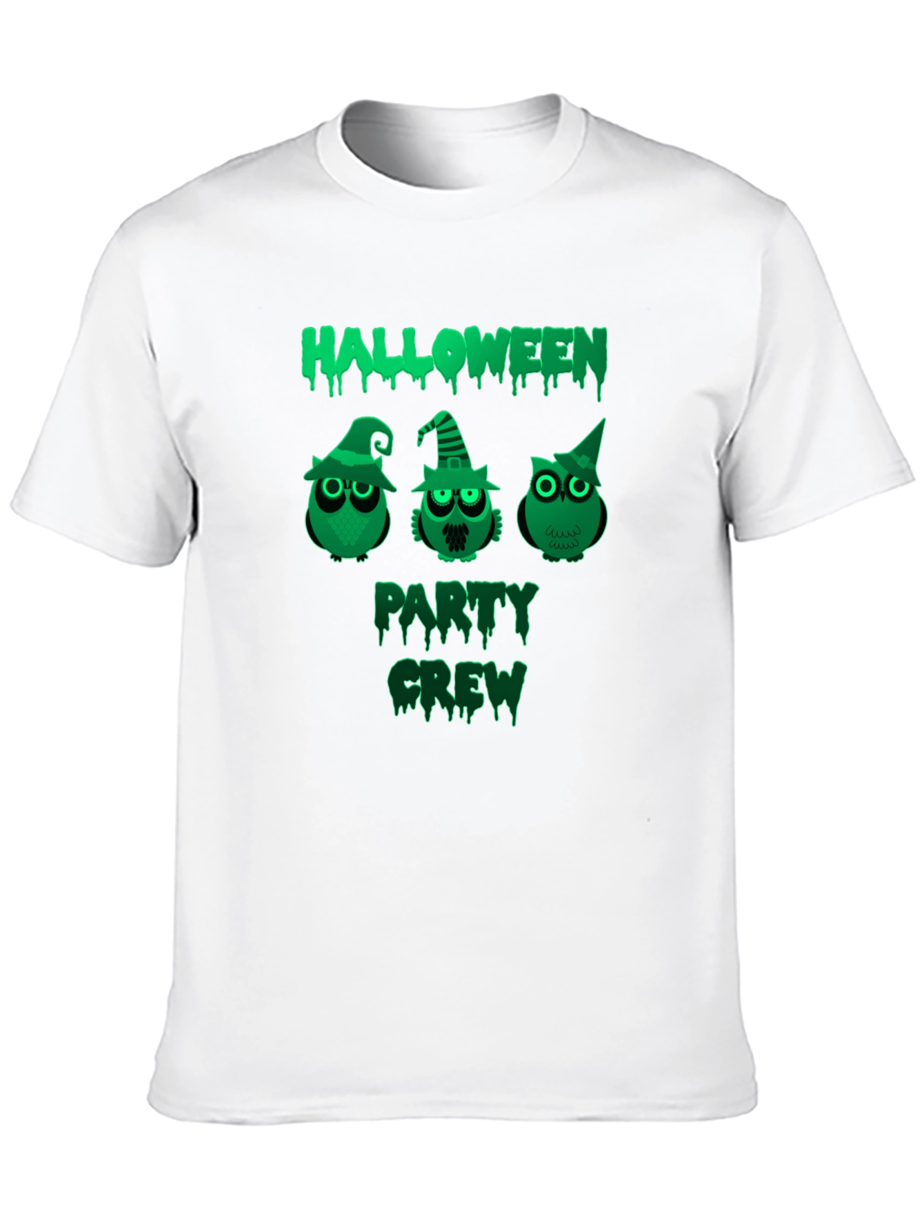 Halloween Party Crew Owl T-Shirt - Spooky Fun!