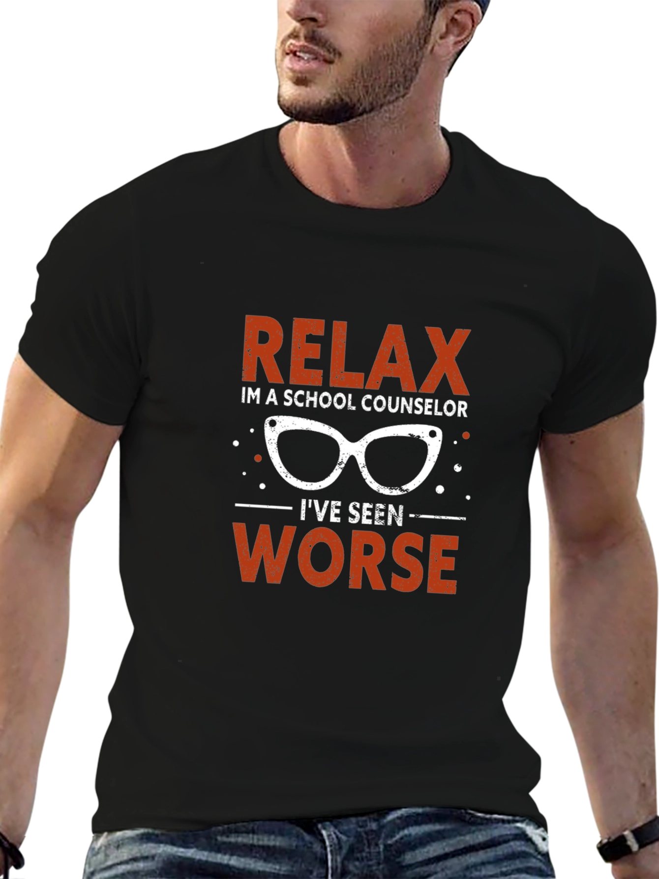 Relax School Counselor Graphic T-Shirt