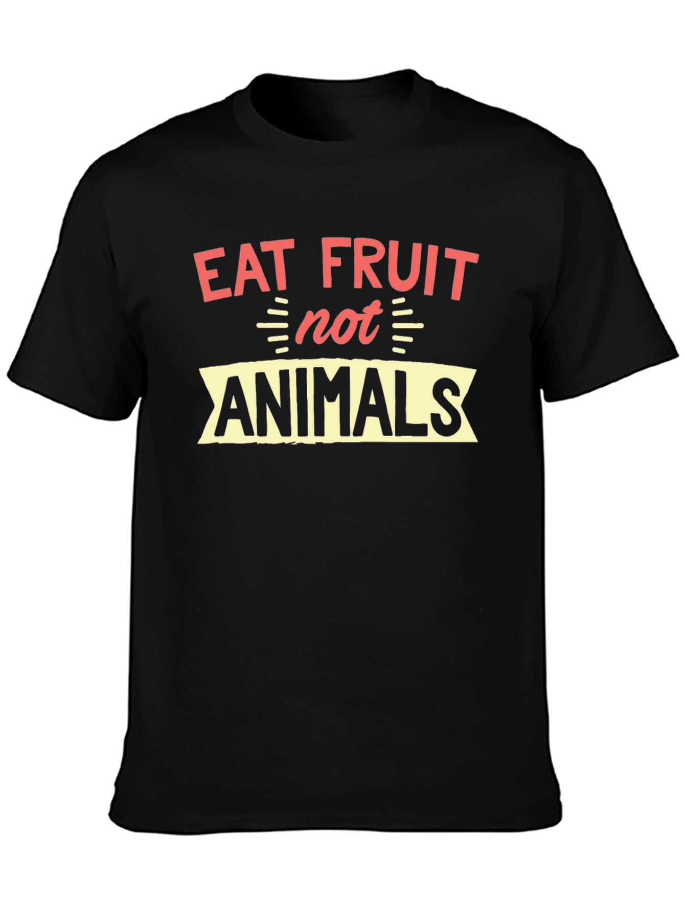 Eat Fruit Not Animals T-Shirt Vegan Tee