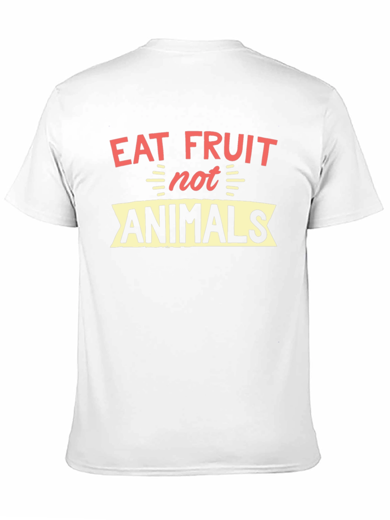 Eat Fruit Not Animals T-Shirt Vegan Tee