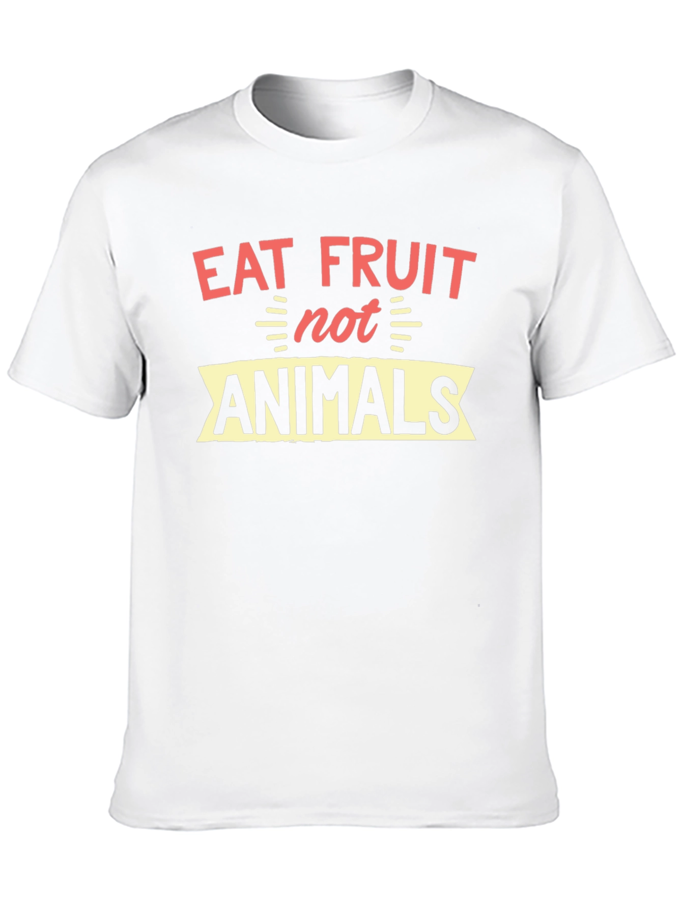 Eat Fruit Not Animals T-Shirt Vegan Tee