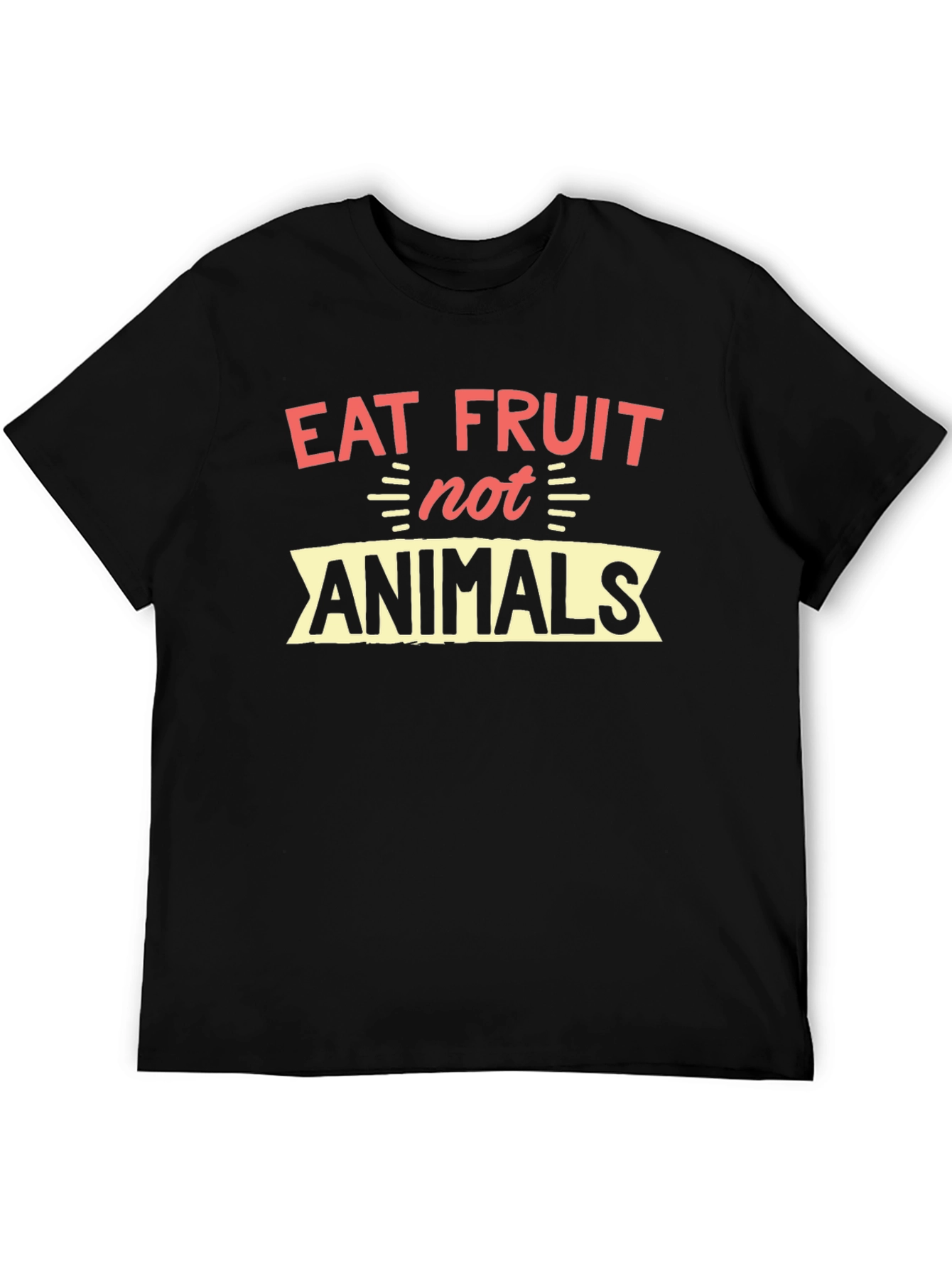 Eat Fruit Not Animals T-Shirt Vegan Tee