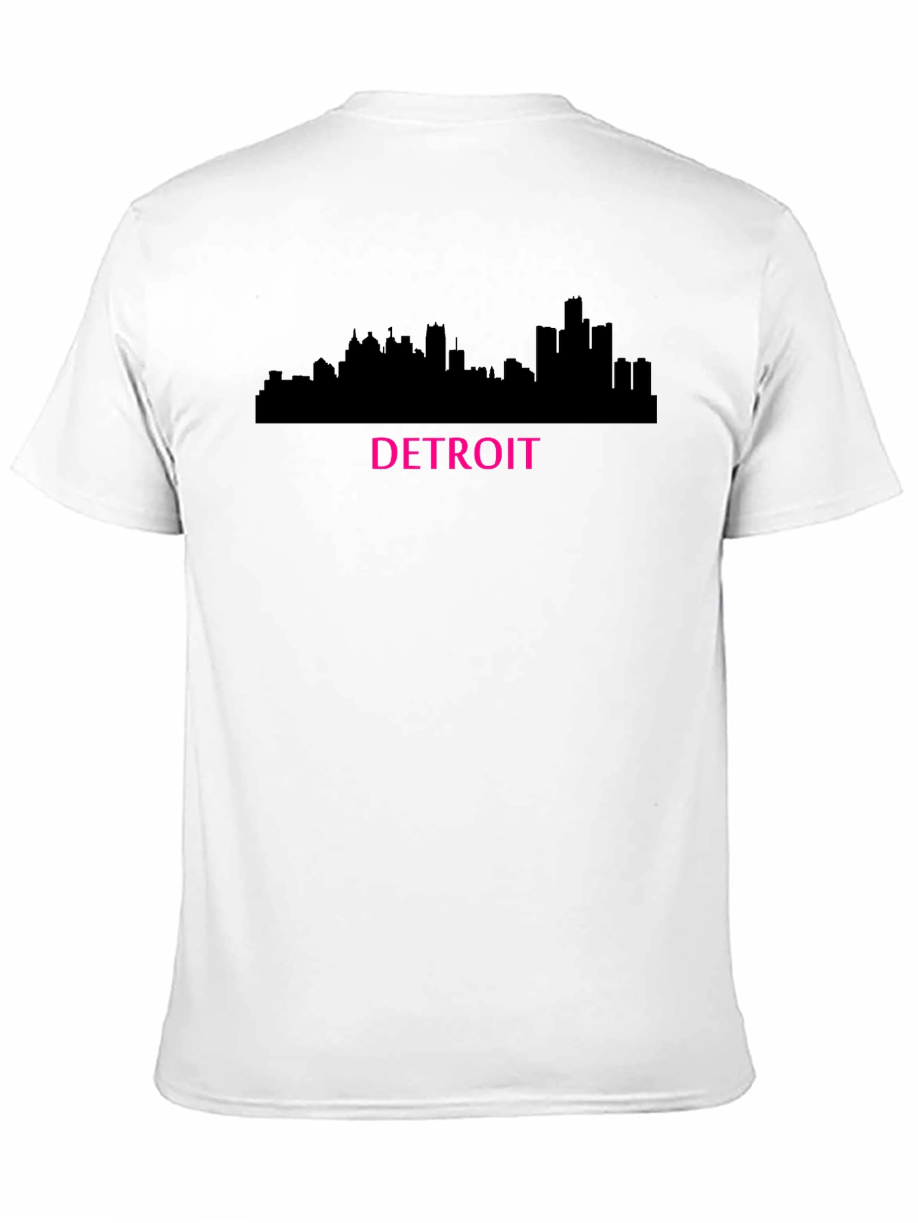 Detroit Skyline Graphic T-Shirt - Black