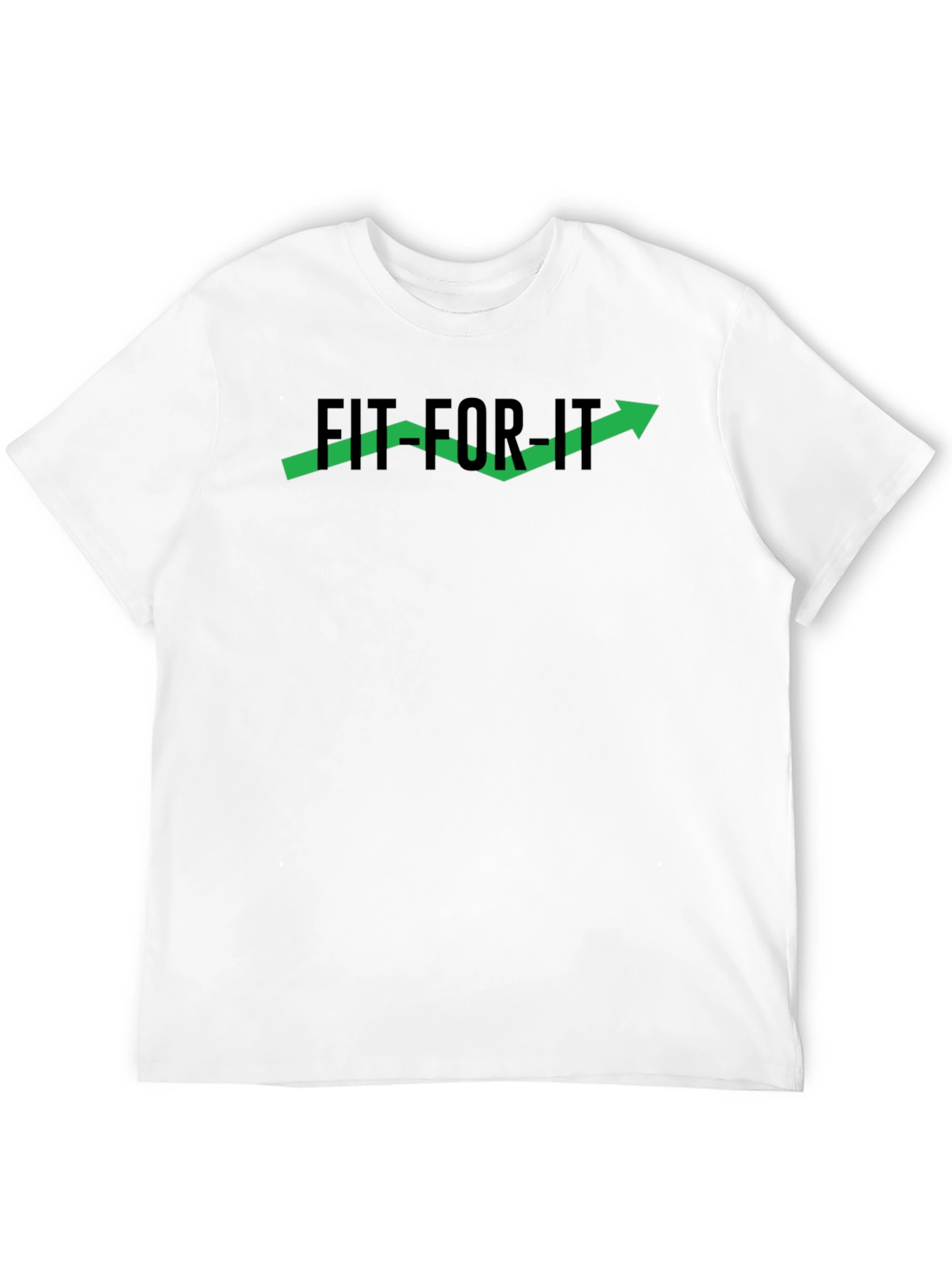 Fit For It T-Shirt - Black Graphic Tee