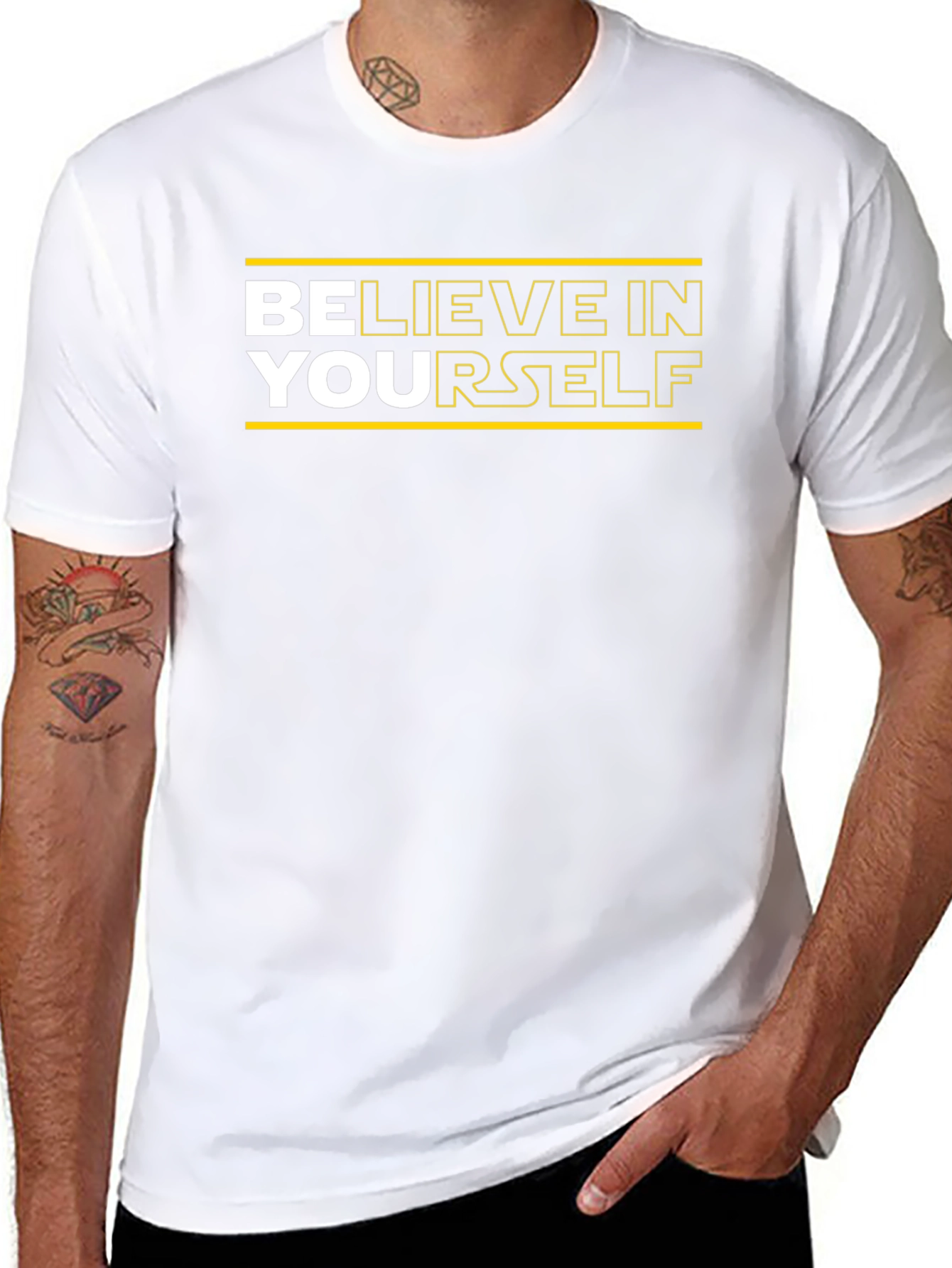 Believe In Yourself Graphic Tee - Inspiring Design