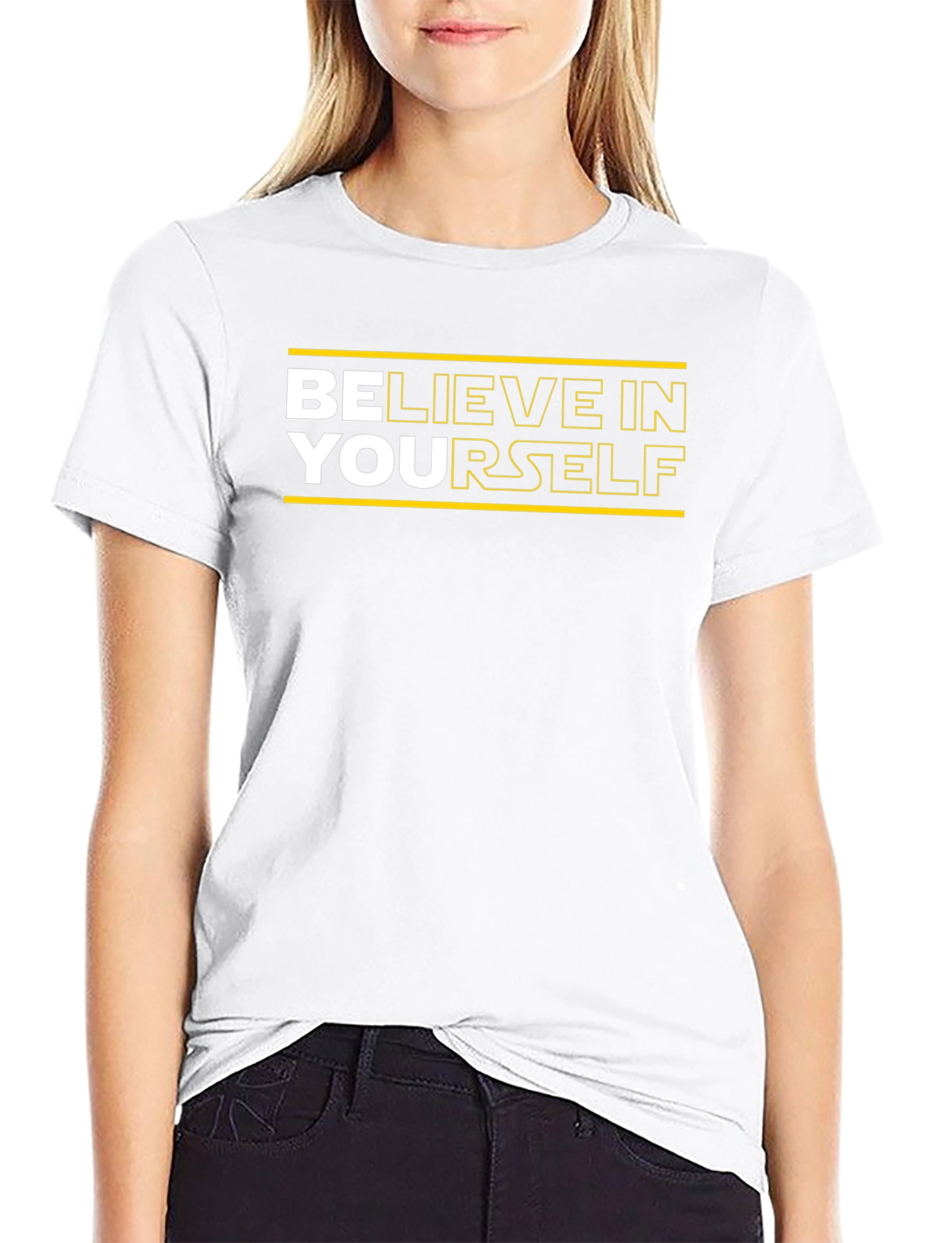 Believe In Yourself Graphic Tee - Inspiring Design