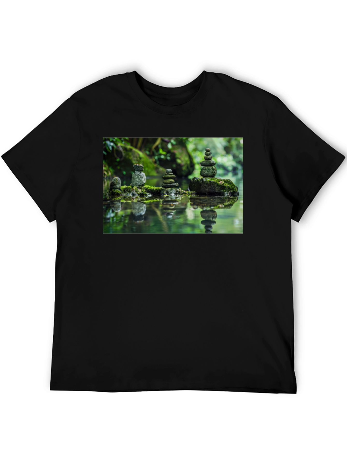 Zen Stone T-Shirt - Nature Balance Tee