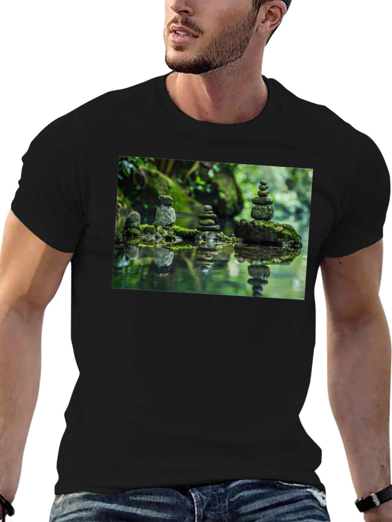 Zen Stone T-Shirt - Nature Balance Tee
