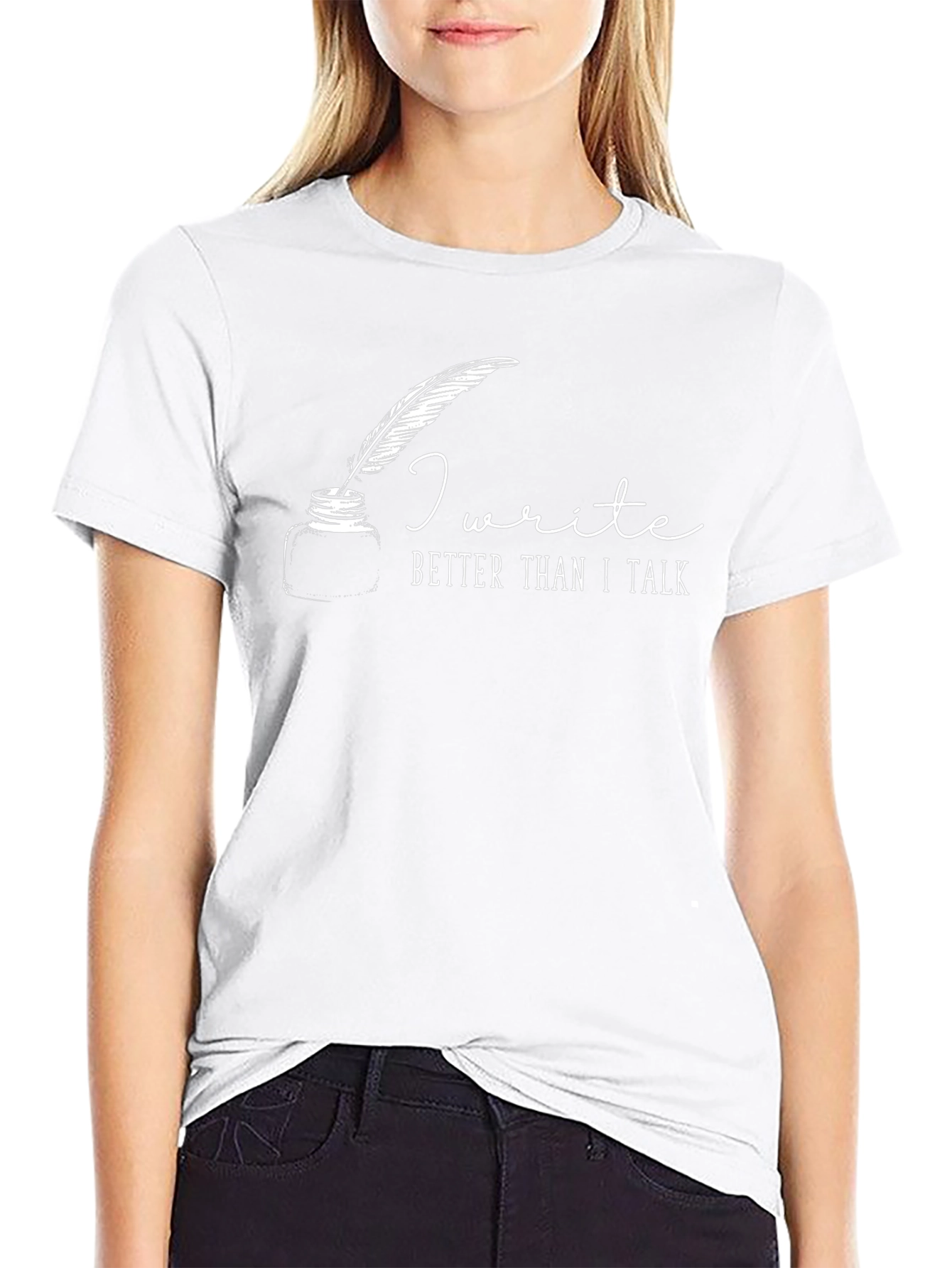 I Write Better Than I Talk T-Shirt